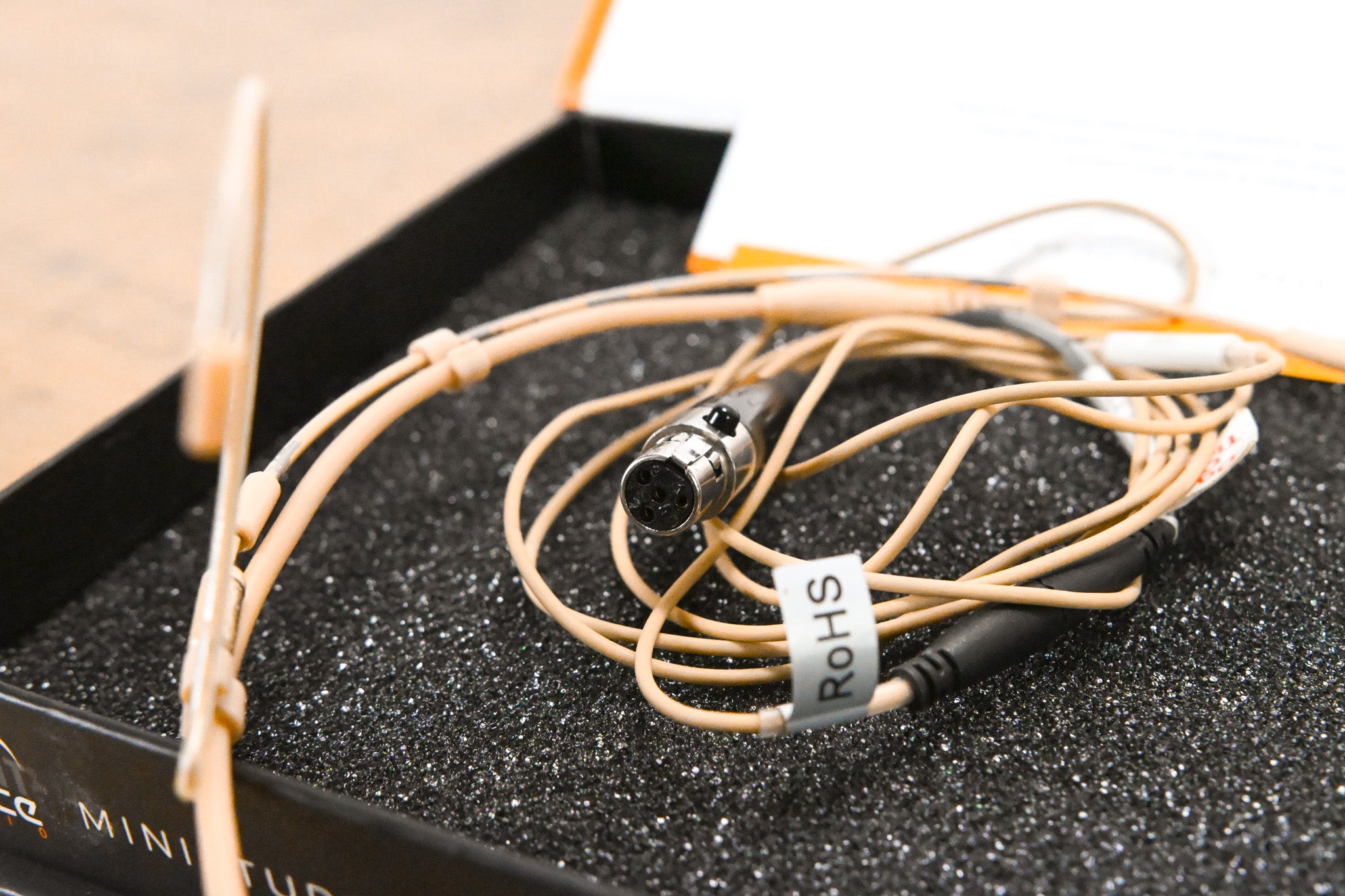 Point Source Audio CO-8WD-XSH-BE OMNI Waterproof Headset Mic for Shure