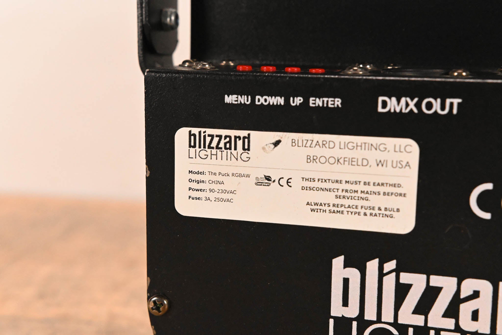 Blizzard Lighting The Puck RGBAW Flat LED PAR Can