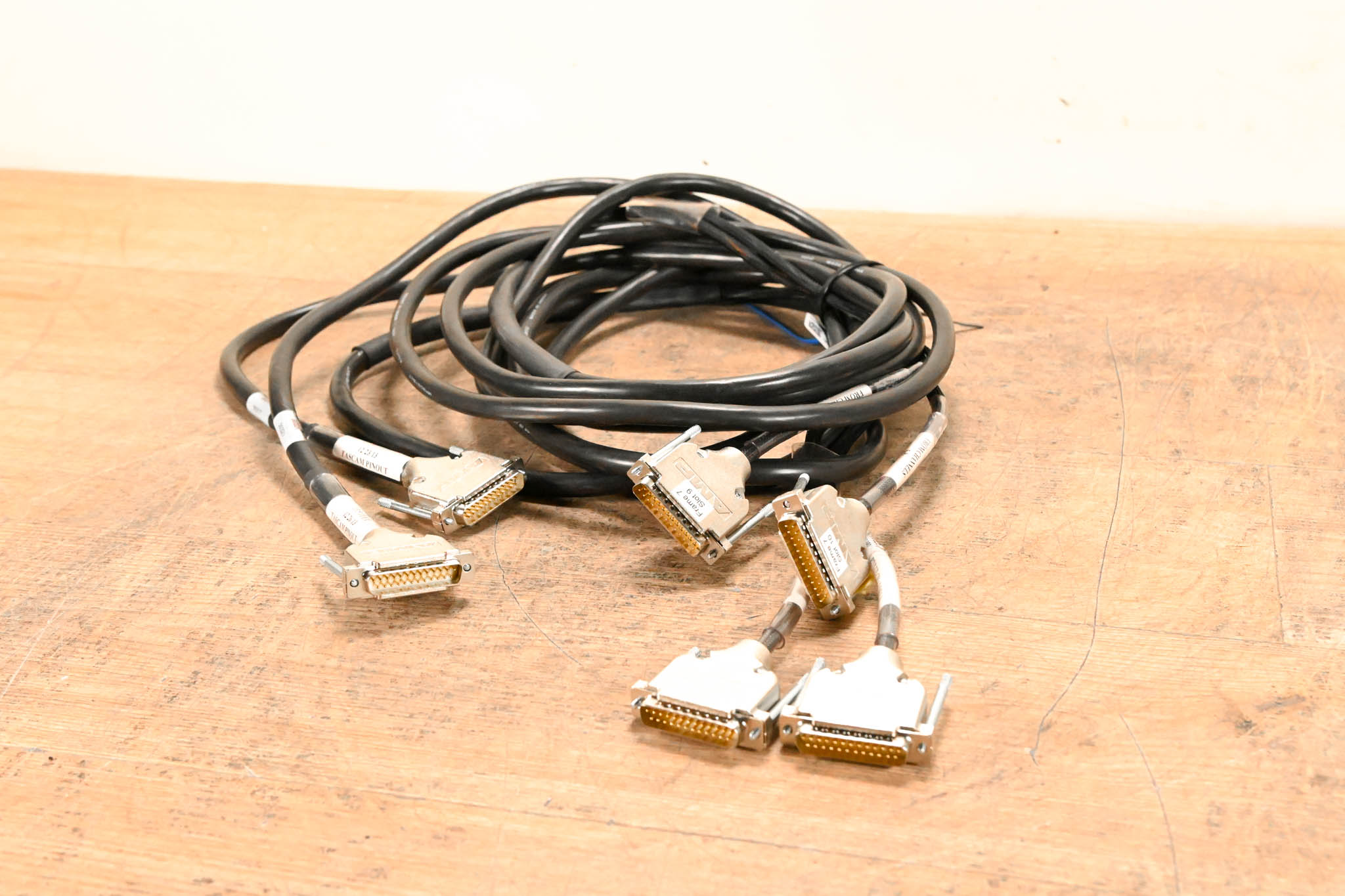 Unbranded DB25IM to (2)DB25IM TASCAM Pinout Cable - 13.5' (PAIR)