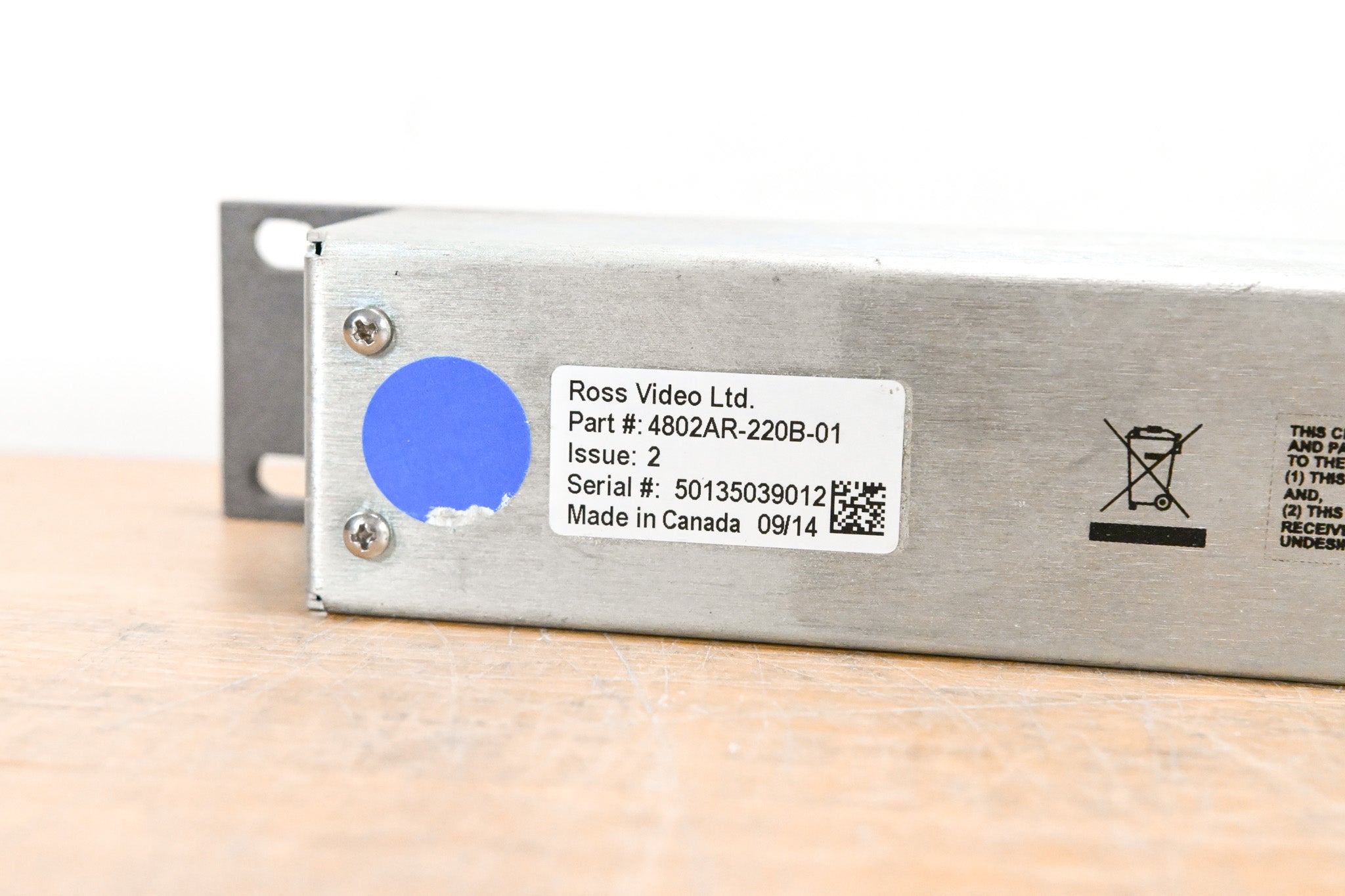 Ross 4802AR-220B 47-Button Auxiliary Control Panel (NO POWER SUPPLY)