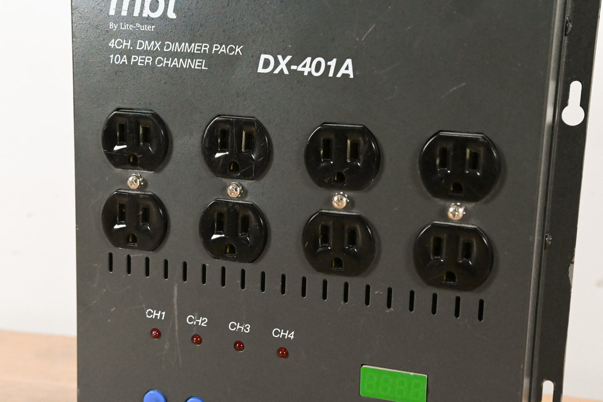 MBT DX-401A 4-Channel DMX Dimmer Pack with LCD Display