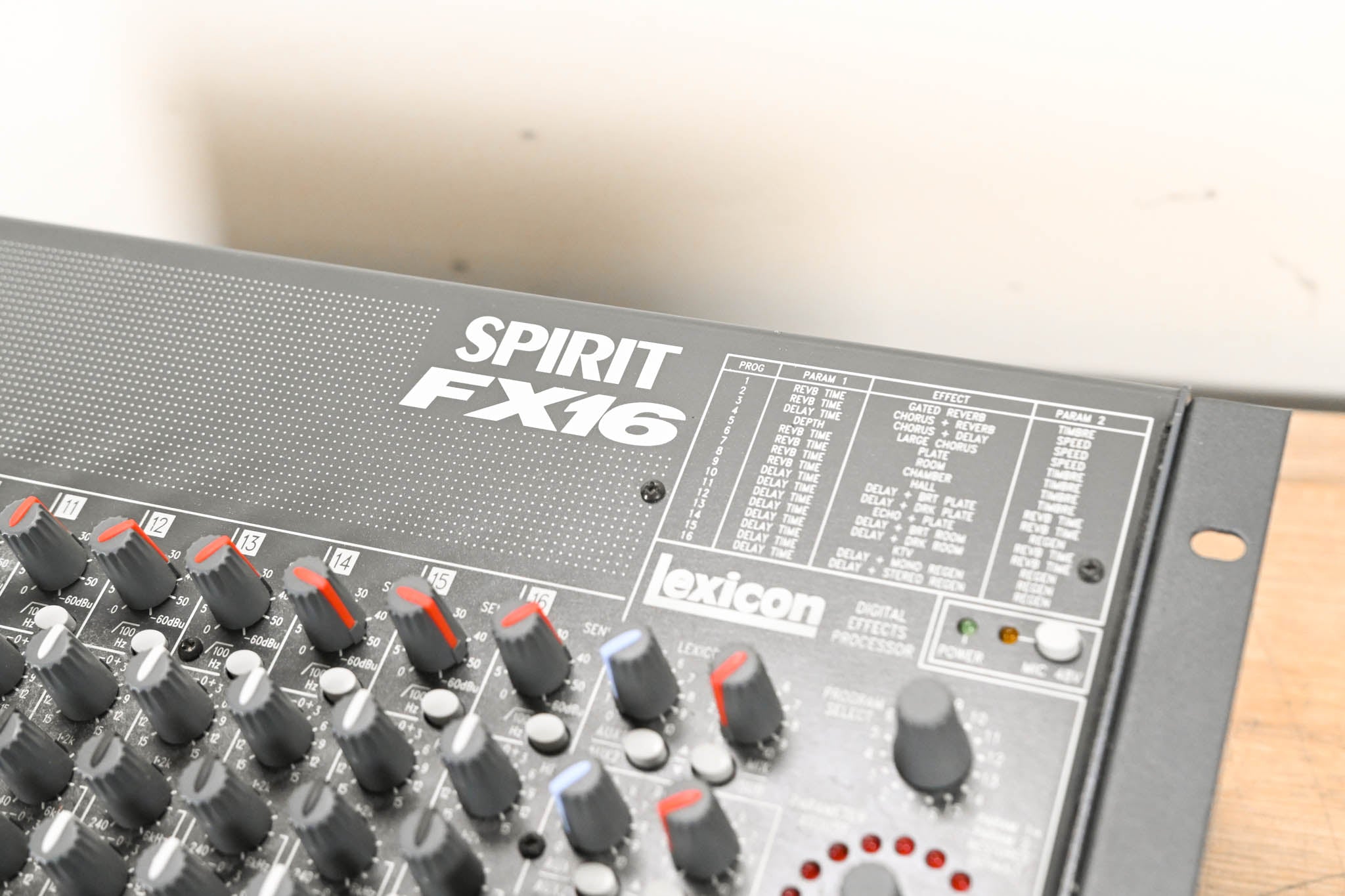 Soundcraft Spirit FX16 16-Channel Audio Mixer (NO POWER SUPPLY)