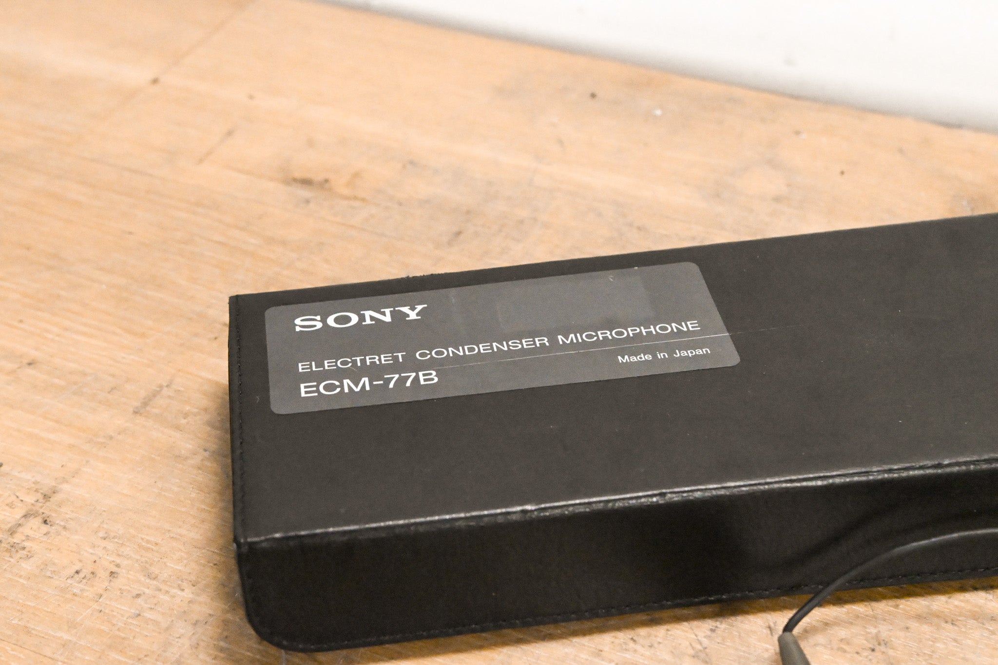Sony ECM-77B Miniature Omnidirectional Lavalier Mic