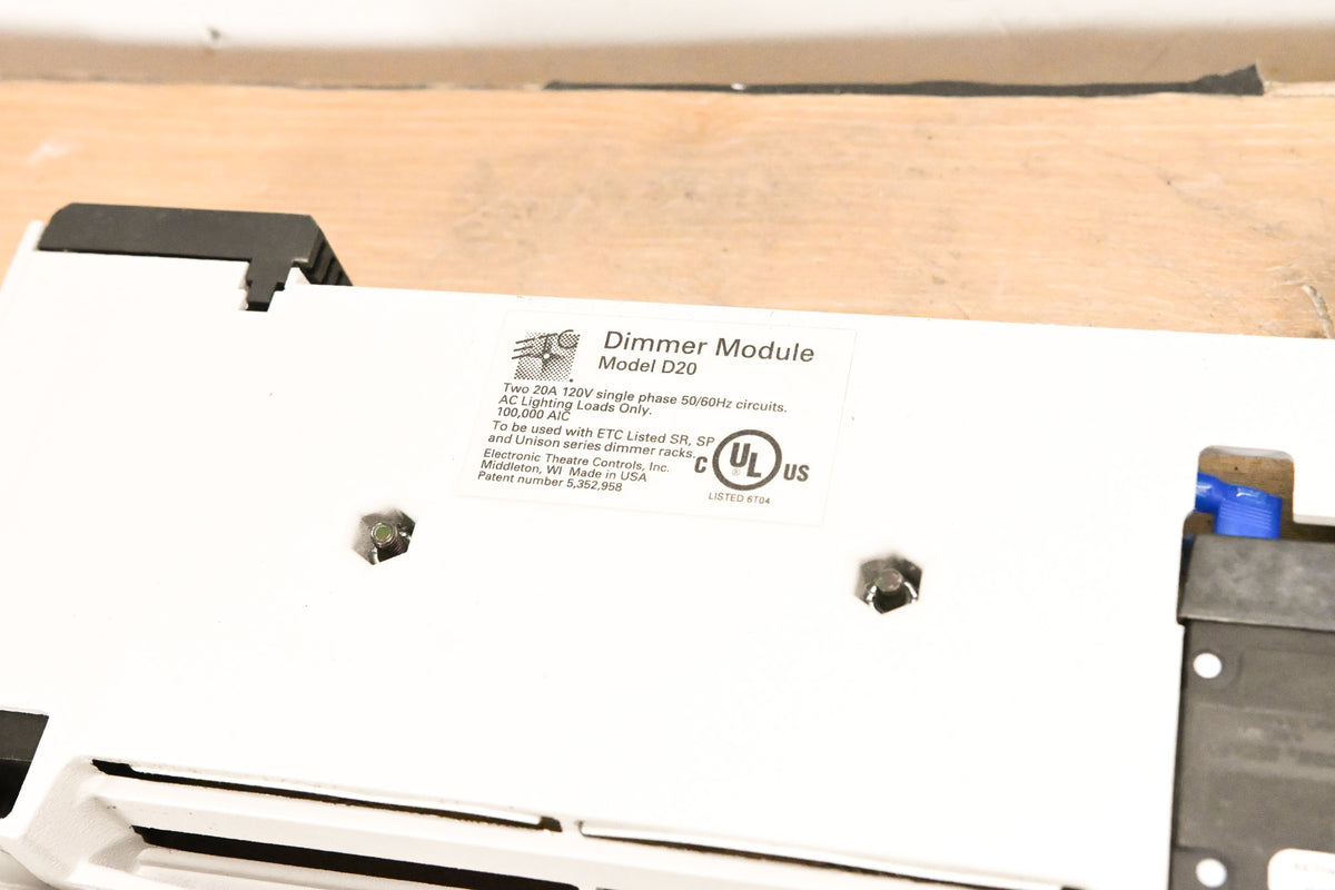 ETC D20 Dual 20A Dimmer Module (Pack of 4)