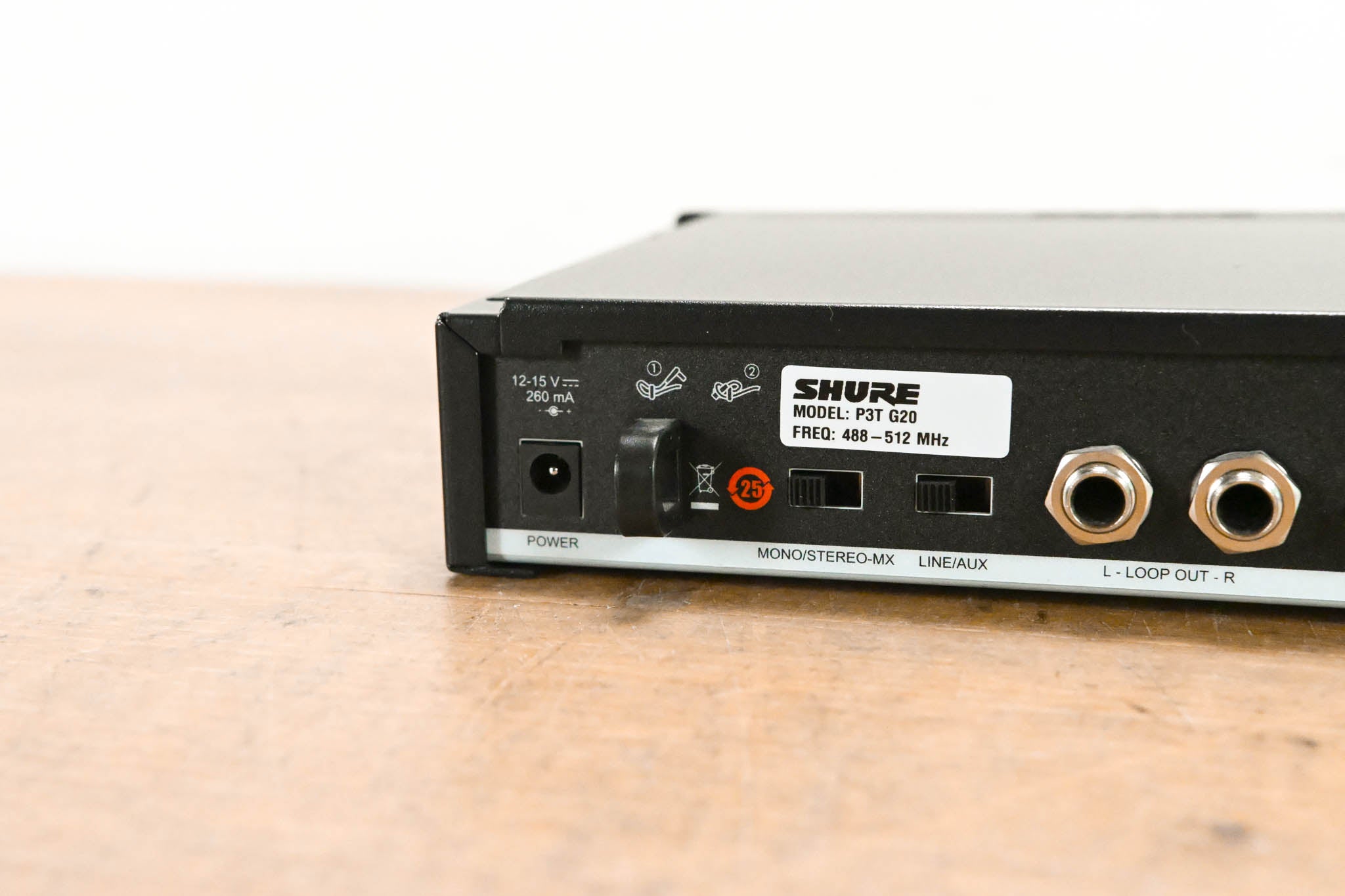 Shure PSM 300 Wireless IEM System G20 Range: 488-512 MHz (NO PSU)