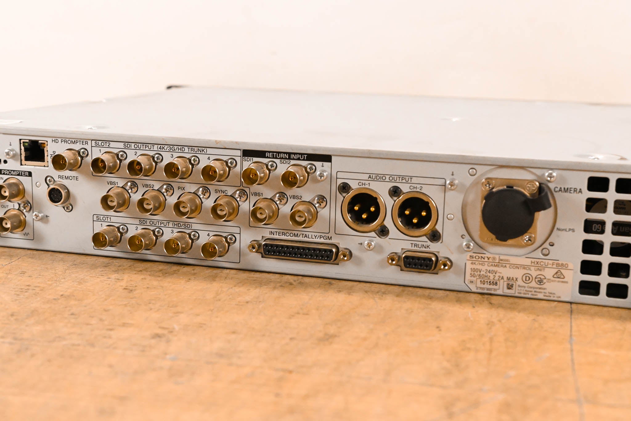 Sony HXCU-FB80 4K/HD Camera Control Unit