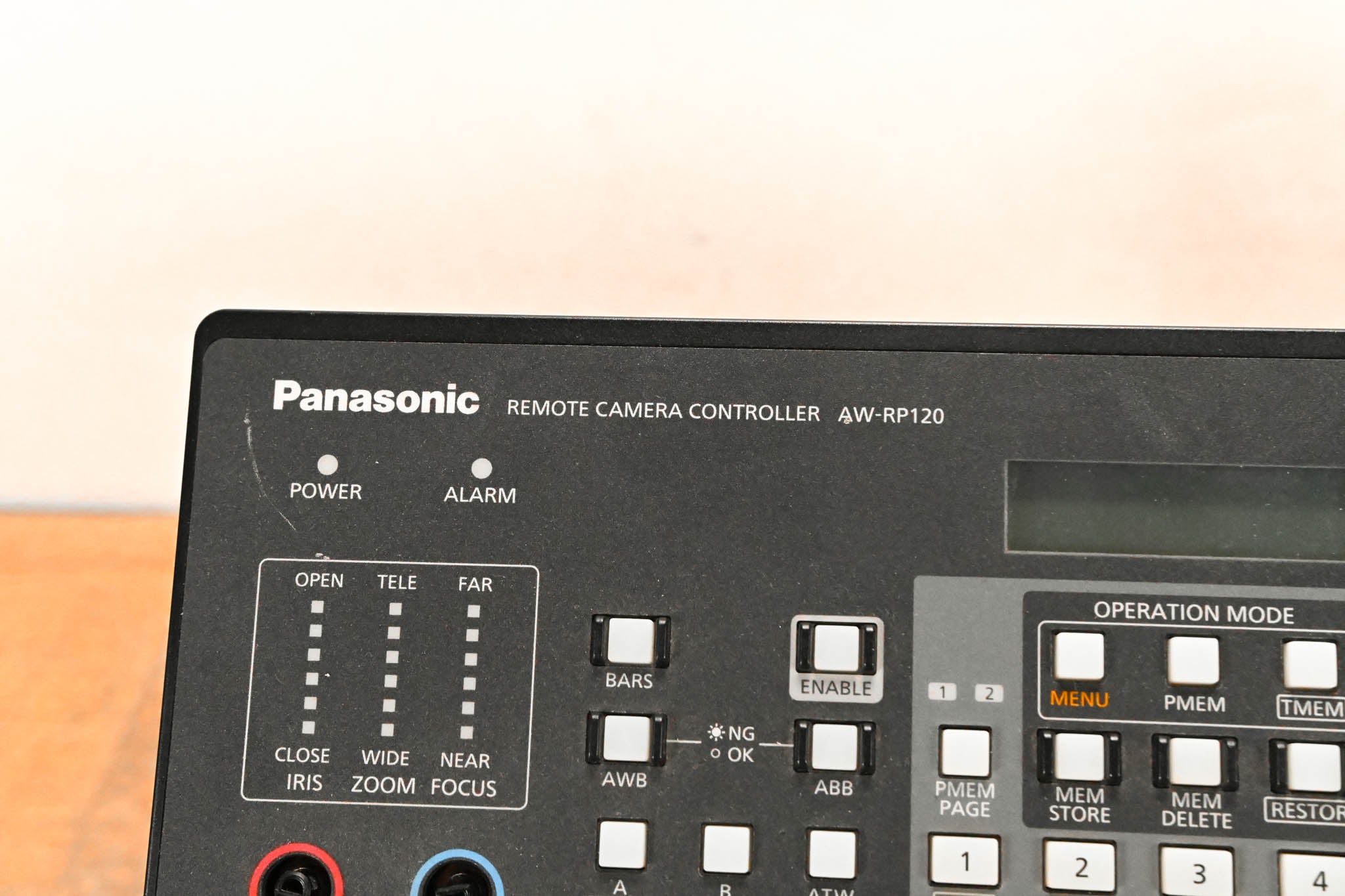 Panasonic AW-RP120G Remote Camera Controller (NO POWER SUPPLY)