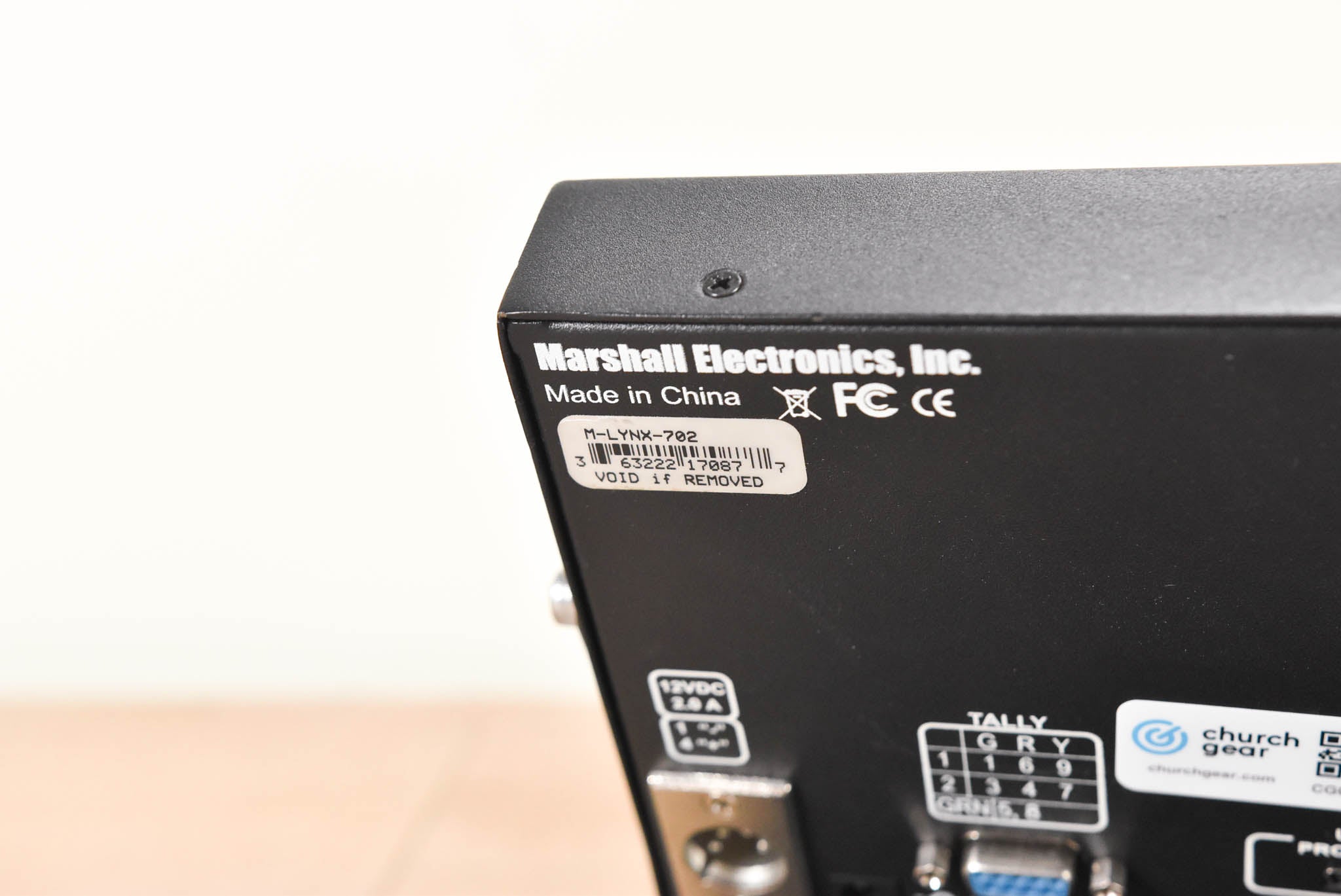 Marshall M-LYNX-702 Dual 7-inch Rackmount LCD Display (NO POWER SUPPLY)