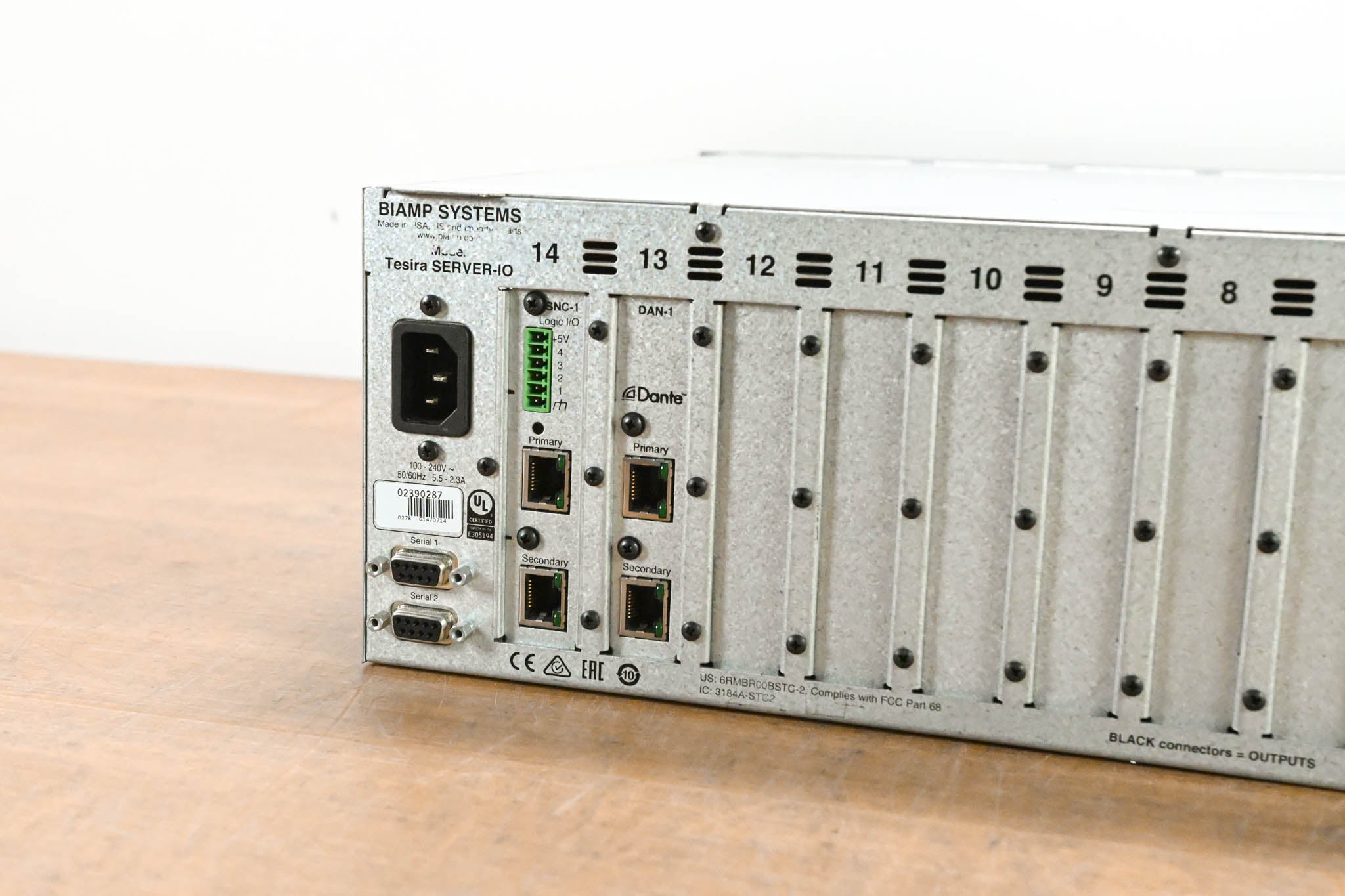 Biamp Tesira SERVER-IO Digital Audio Network Server