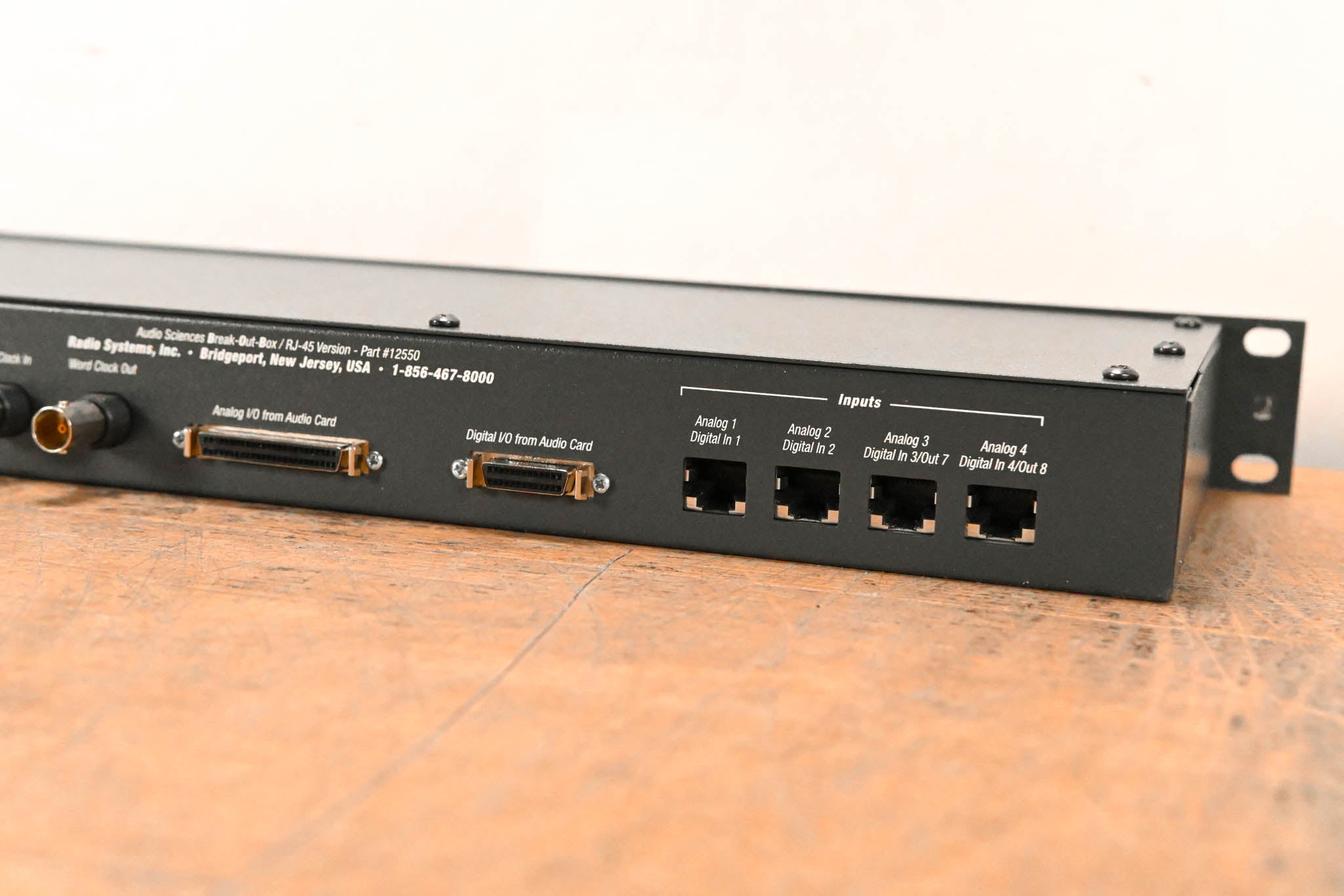 AudioScience StudioHub+ Break Out Box – CAT5 / RJ45 Audio Wiring Module