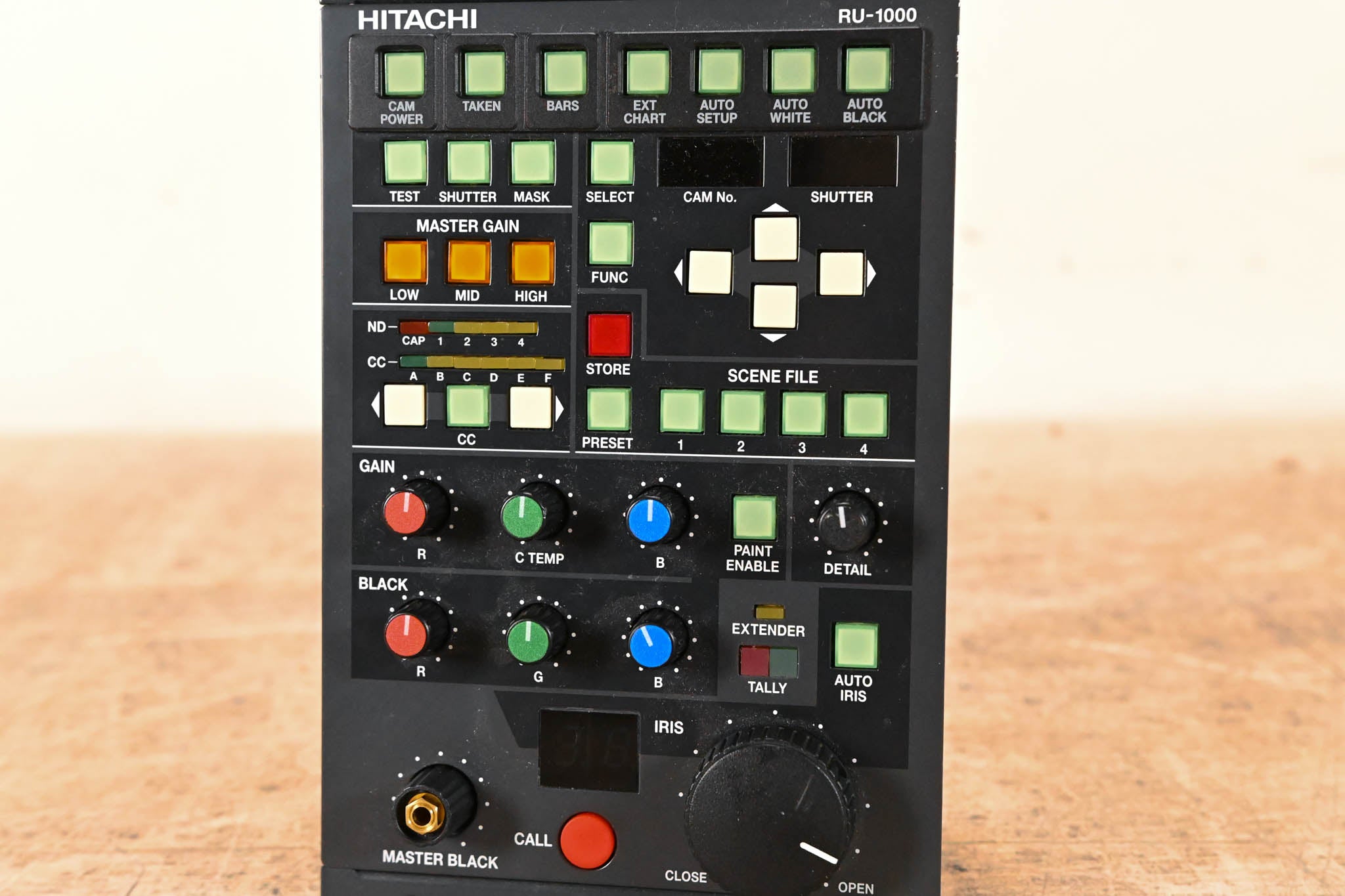 Hitachi RU-1000VR Remote Control Panel
