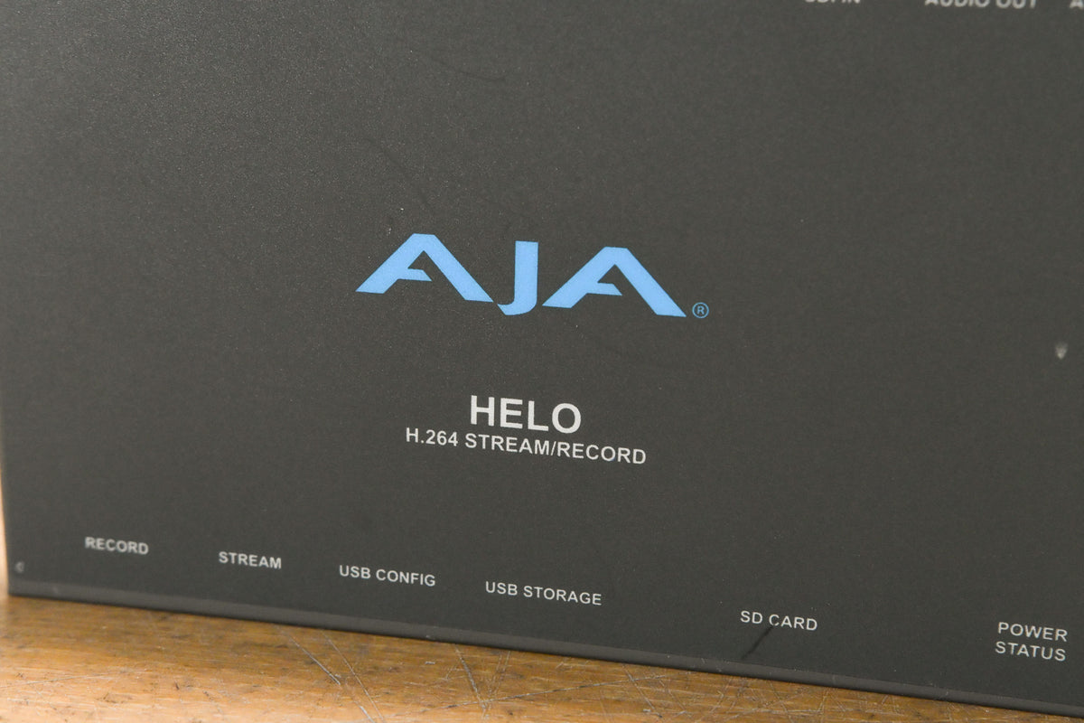 AJA HELO H.264 Streamer and Recorder (NO POWER SUPPLY)