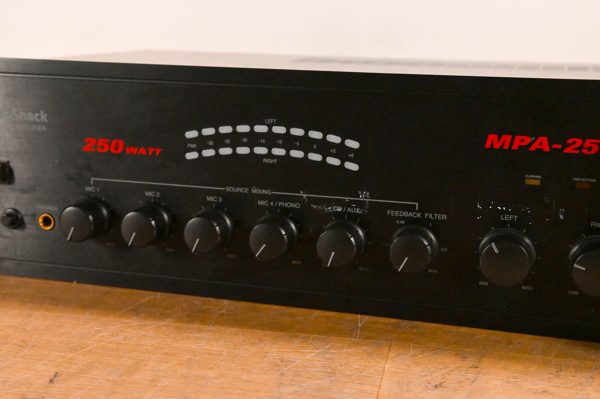 RadioShack MPA-250B Stereo PA Amplifier
