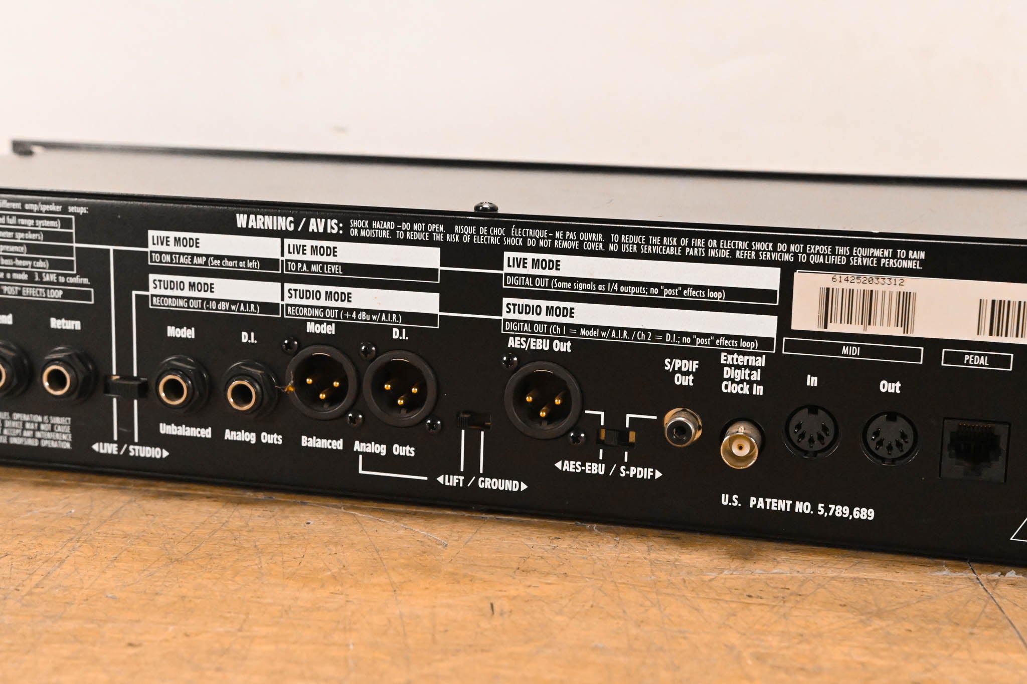 Line 6 Bass POD Pro Rackmount Multi-Effect and Amp Modeler