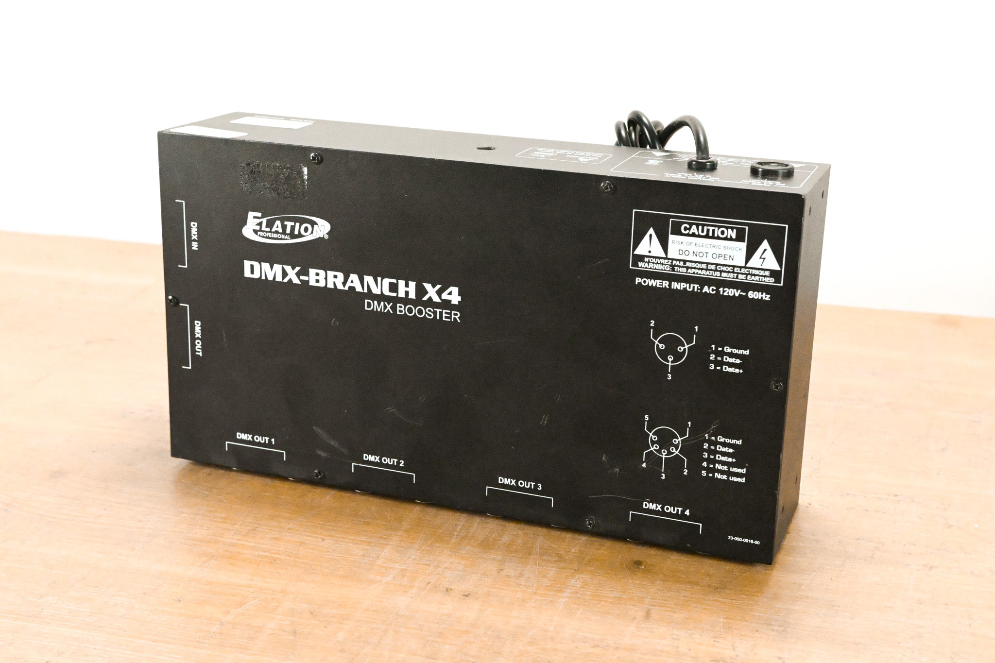 Elation DMX-Branch/4 4-Way 3-pin and 5-pin DMX Distributor
