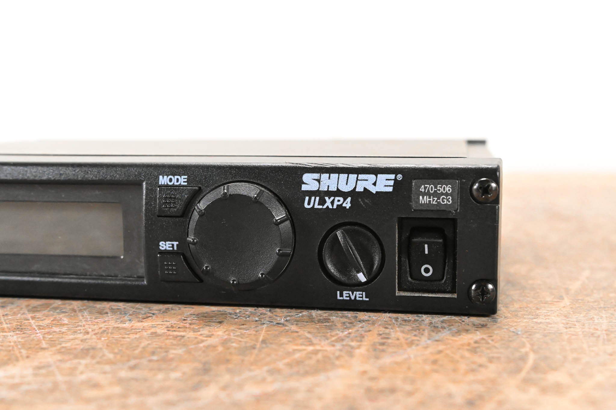 Shure ULXP4 Wireless Receiver - G3 Band: 470-506 MHz (NO POWER SUPPLY)