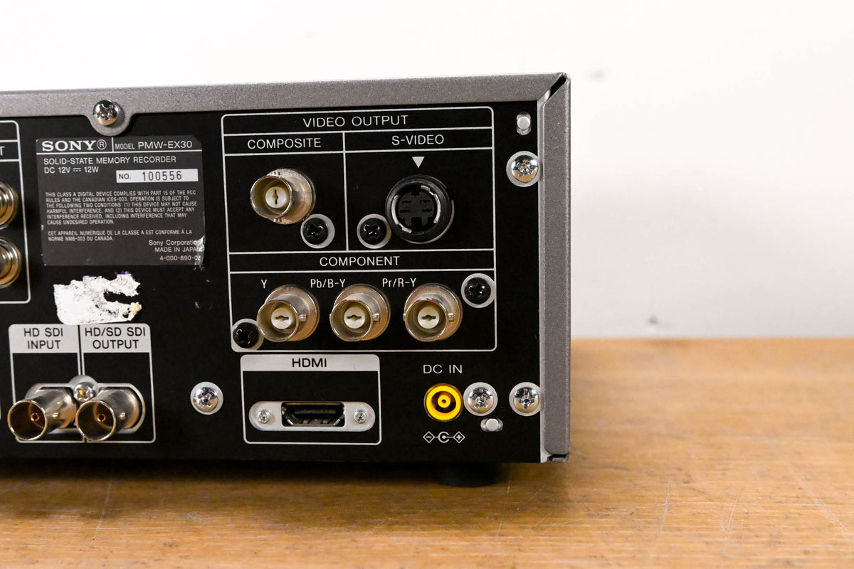 Sony PMW-EX30 XDCAM EX Recording Deck (NO POWER SUPPLY)