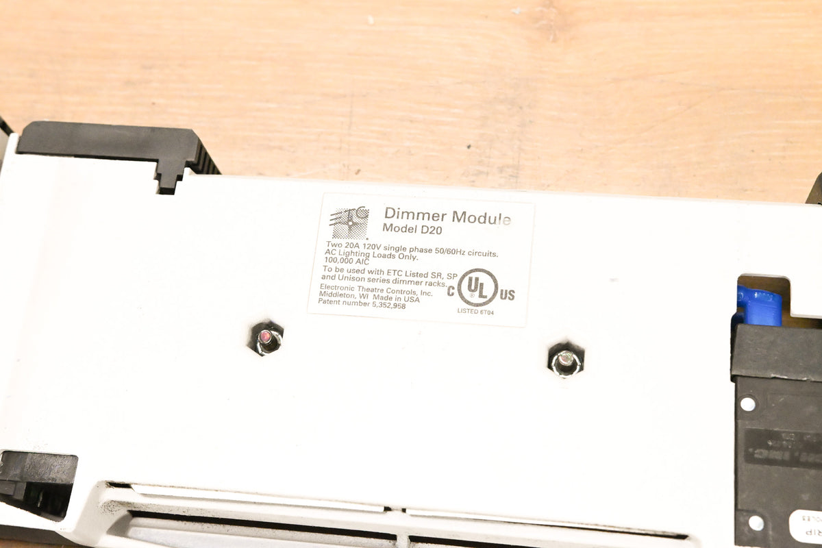 ETC D20 Dual 20A Dimmer Module (Pack of 4)