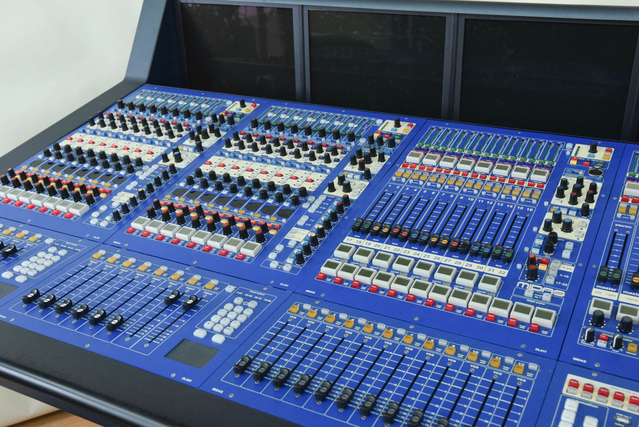 Midas XL8 Digital Console with one DL351, two DL461's, and ten DL471's