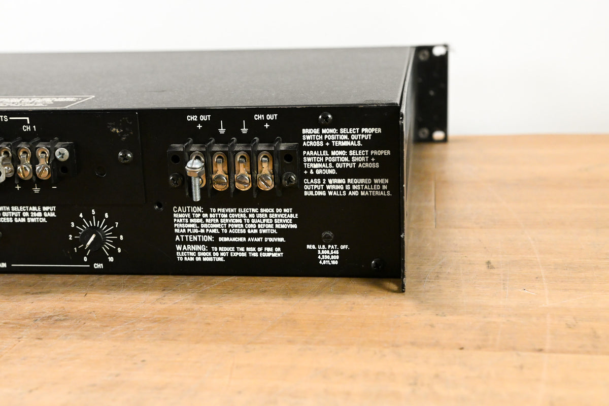 Crown Com-Tech 400 2-Channel Power Amplifier