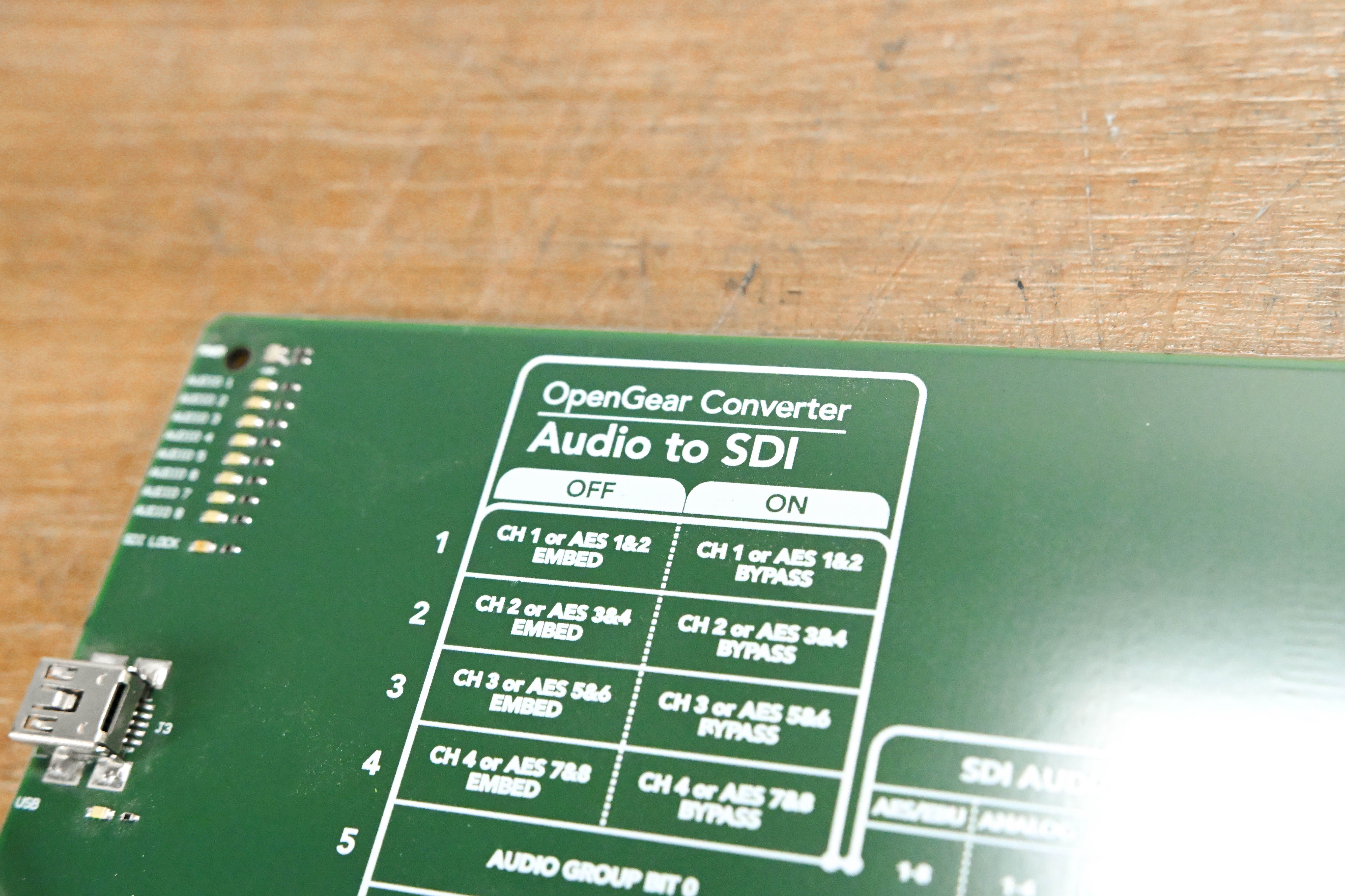Blackmagic Design OpenGear Converter - Audio to SDI