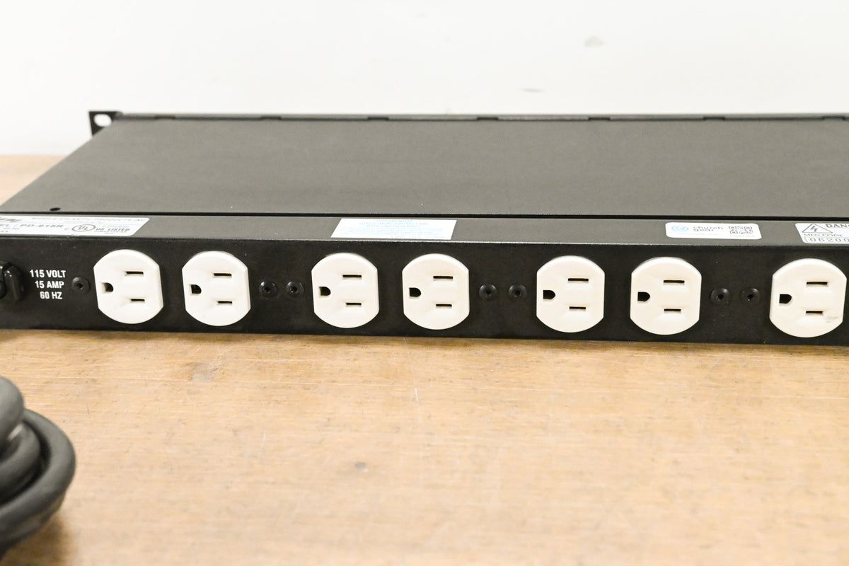 Middle Atlantic PD-915R 9-Outlet Rackmount Power Distribution Unit