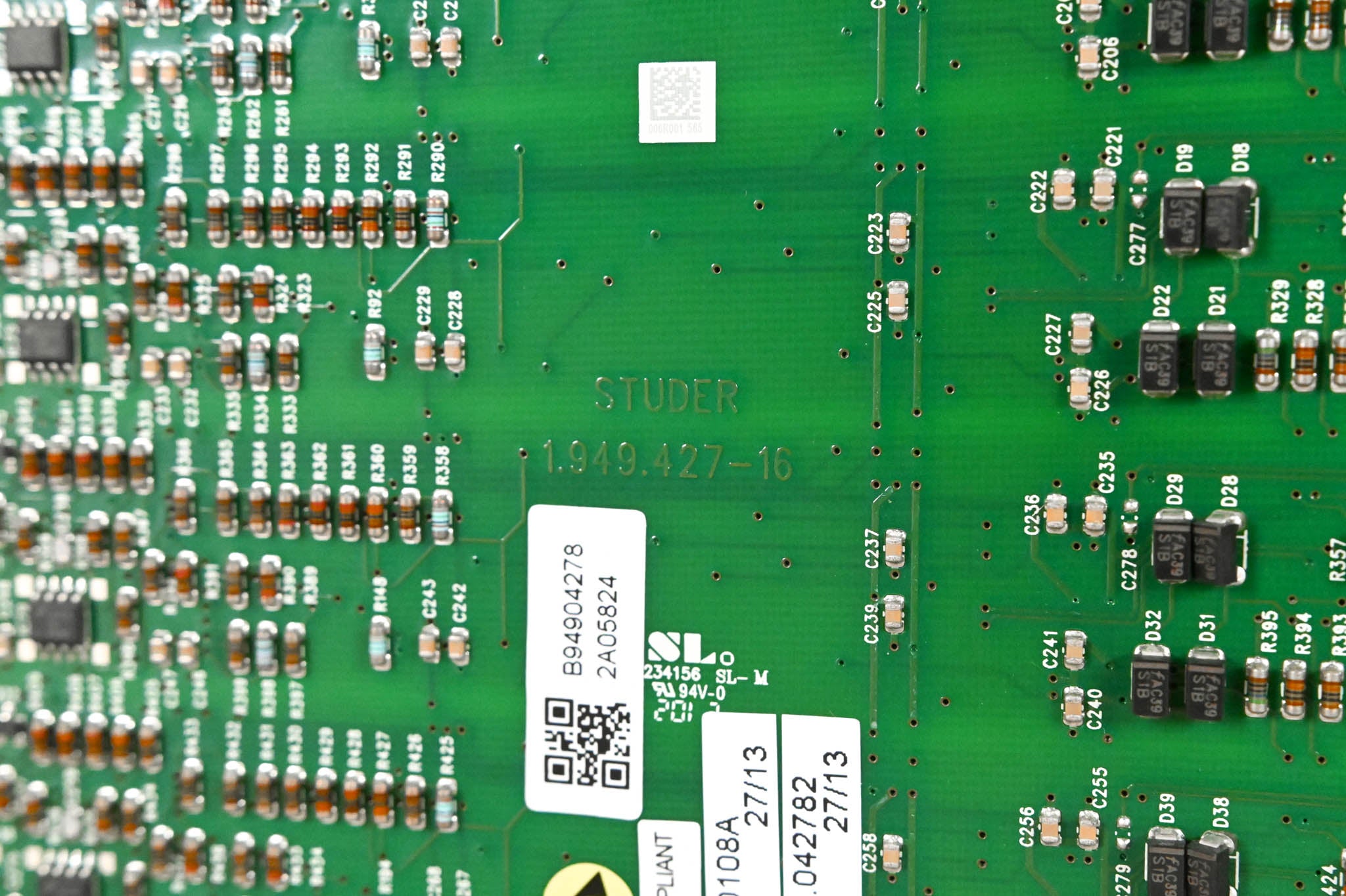 Studer Mic/Line In Card for D21m Modular I/O System