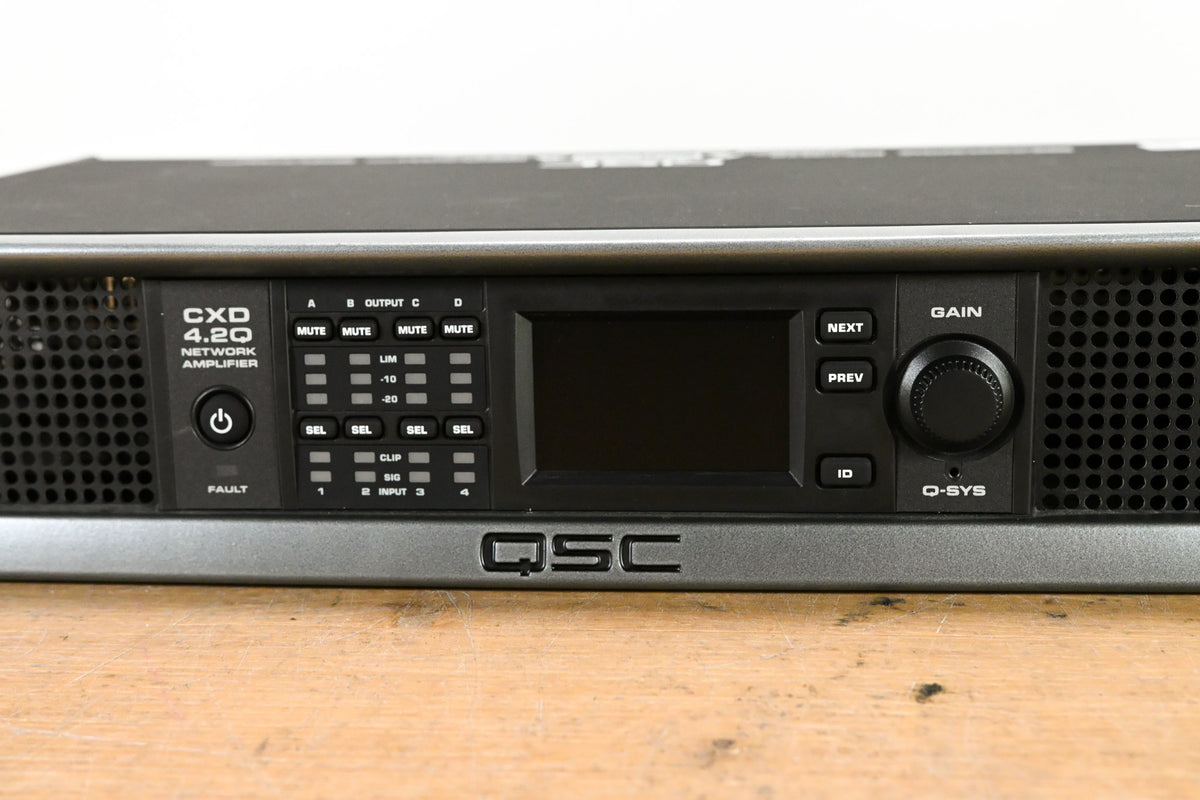 QSC CXD4.2Q 4-Channel, 2000W Network Amplifier