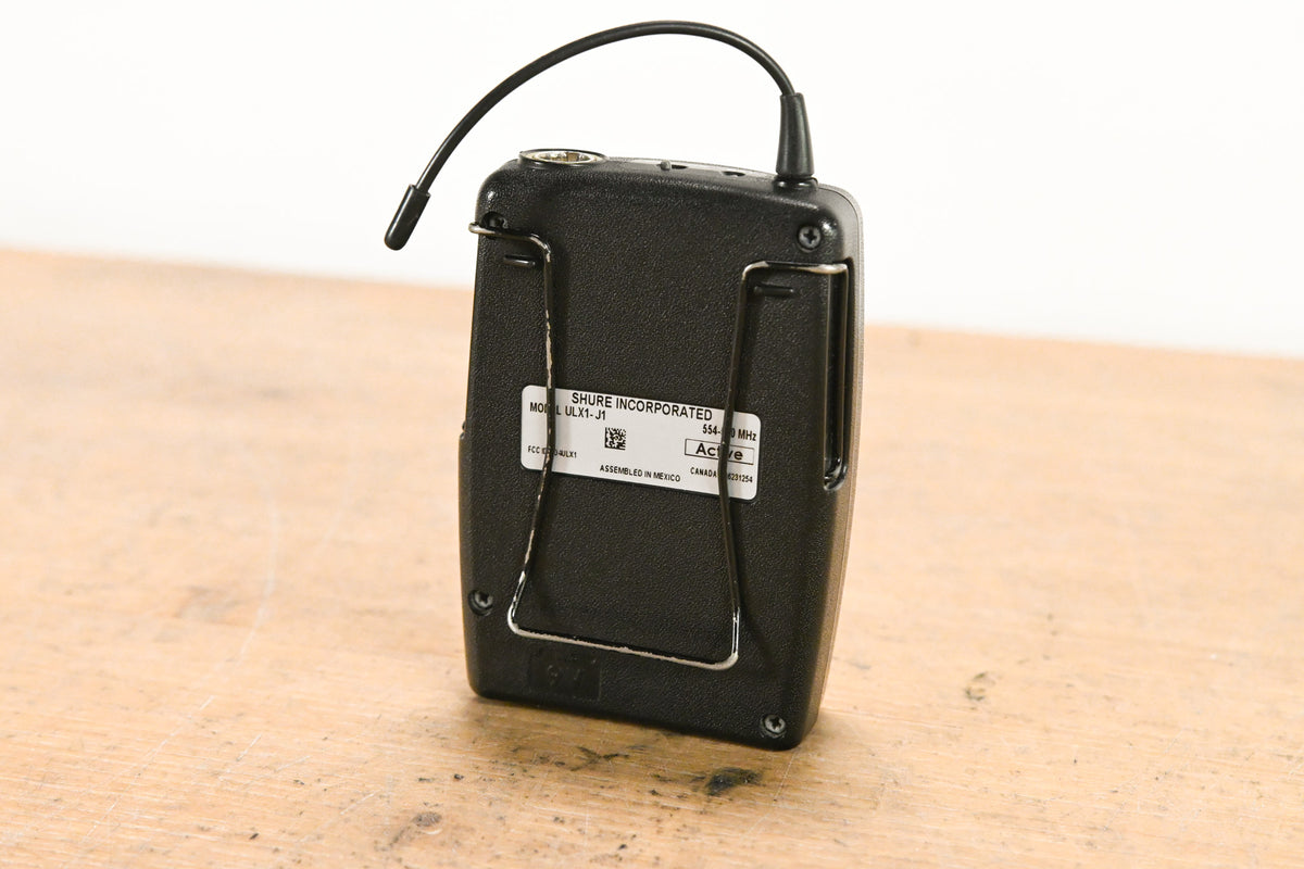 Shure ULXP14 Bodypack Wireless System J1 Band 554-590MHz NO POWER SUPPLY