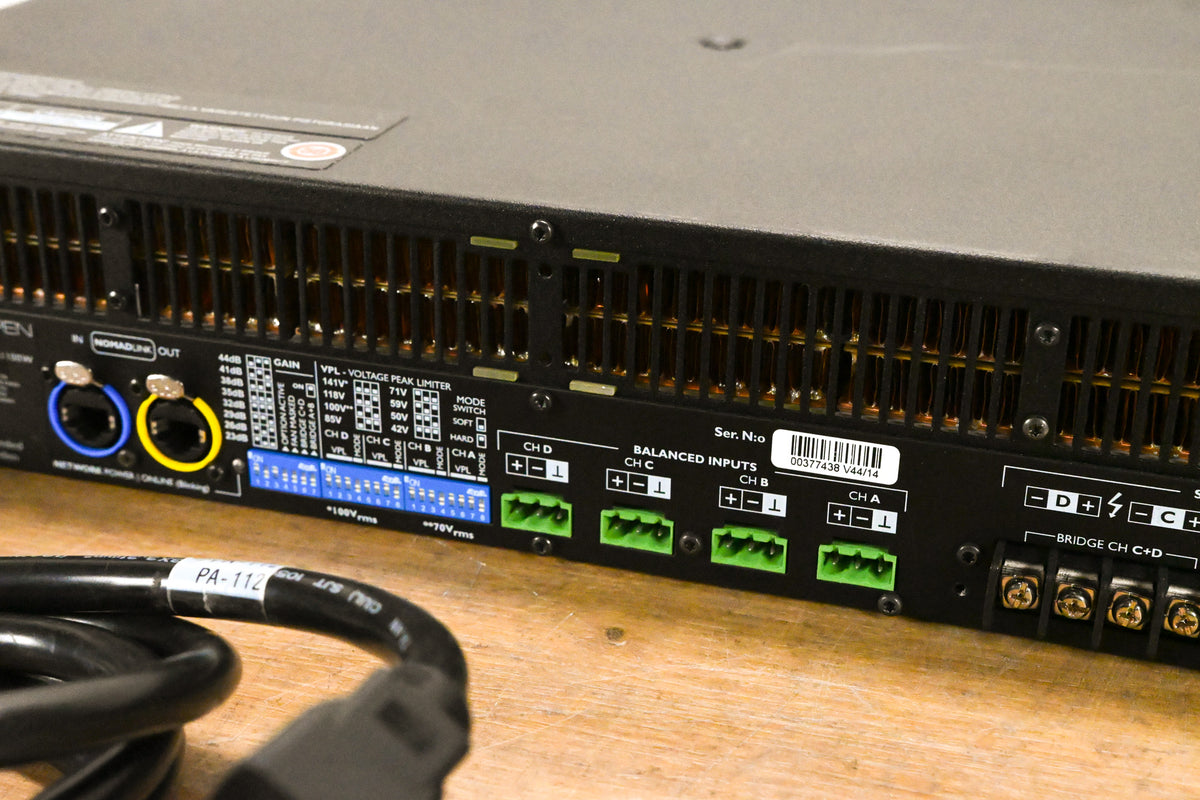 Lab Gruppen C 16:4 1600W Four-Channel Power Amplifier