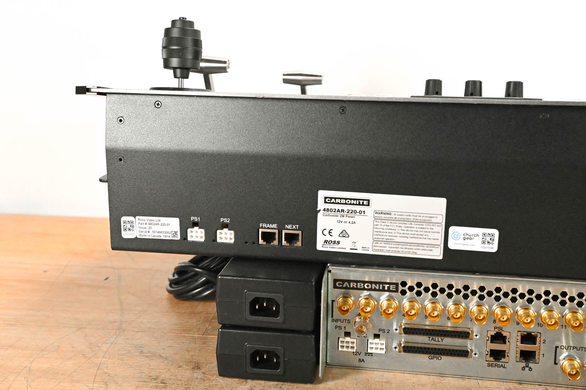 Ross 2 M/E Carbonite Frame Video Switcher with Carbonite 2M Panel