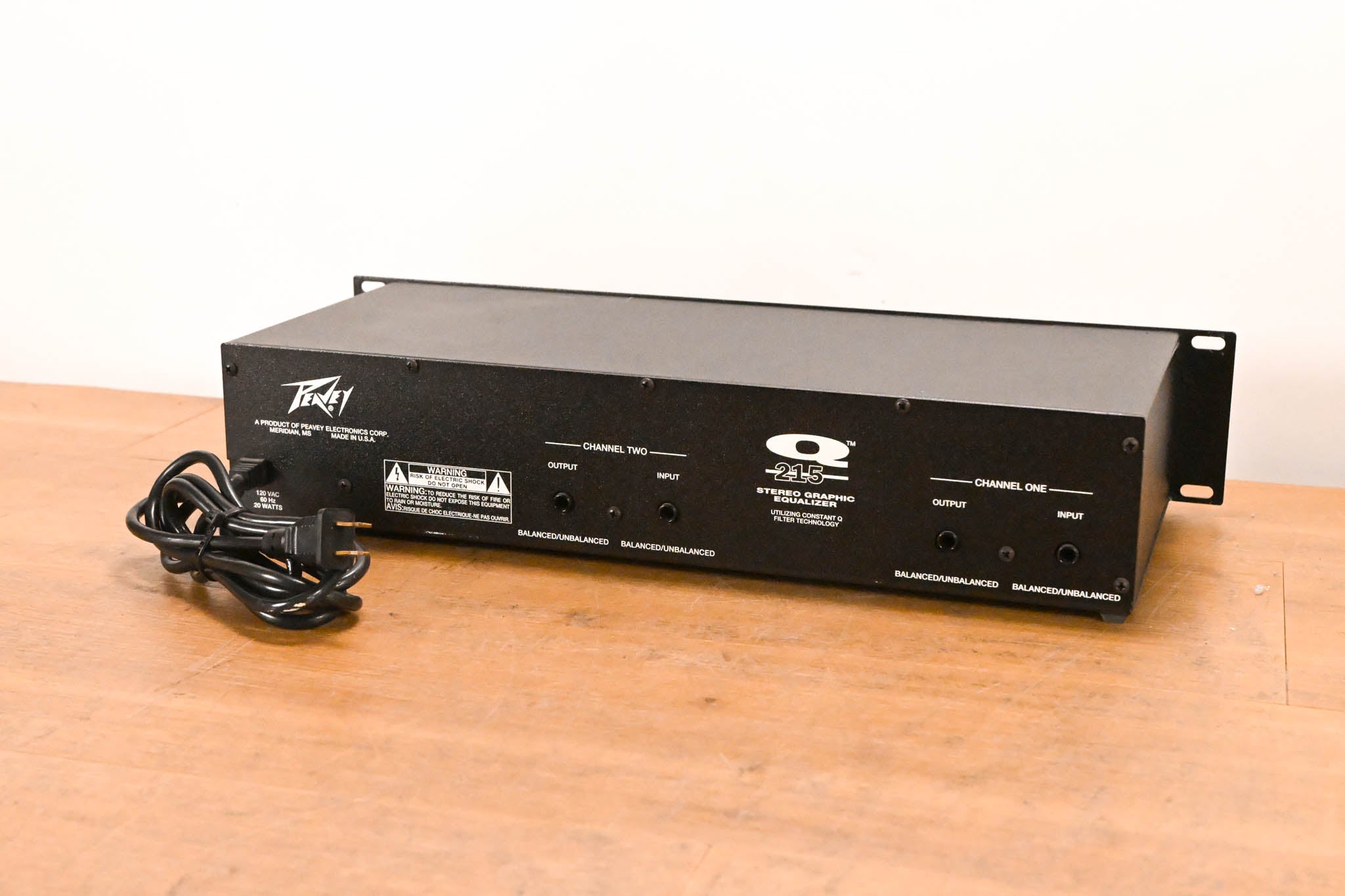 Peavey Q215 Stereo Graphic Equalizer EQ