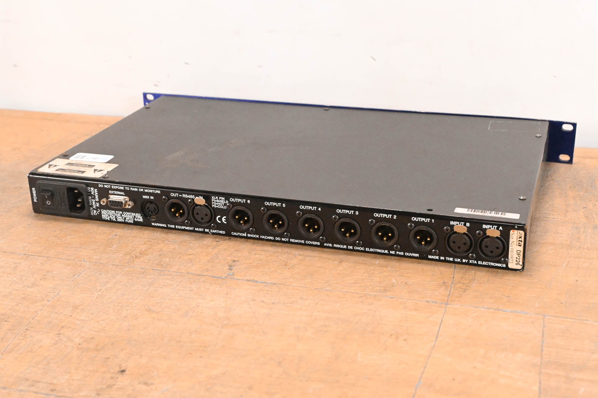 Xta Electronics DP226 Loudspeaker Management System CG01W5Z