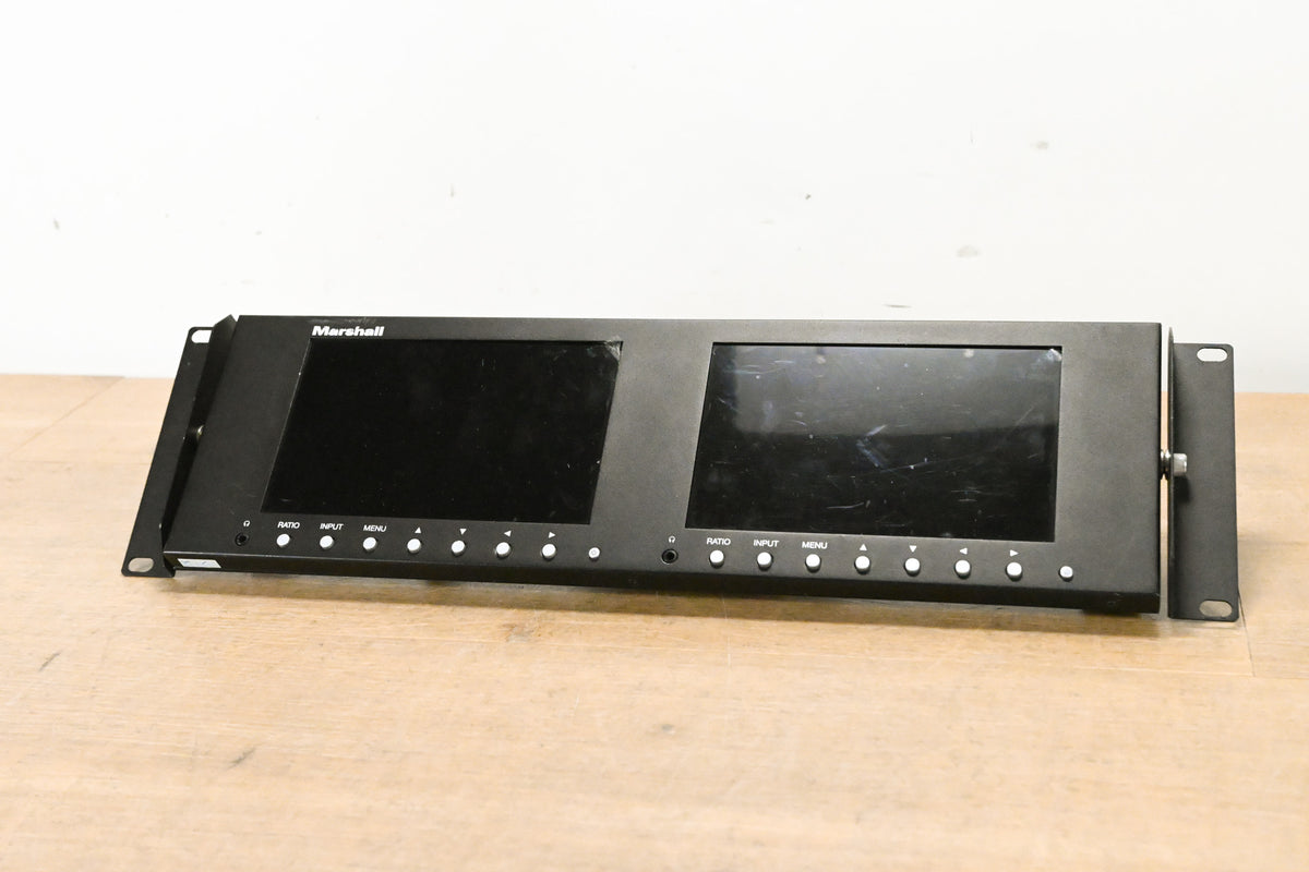 Marshall M-LYNX-702 V3.0 Dual 7" Rack Mount Monitor (NO POWER SUPPLY)