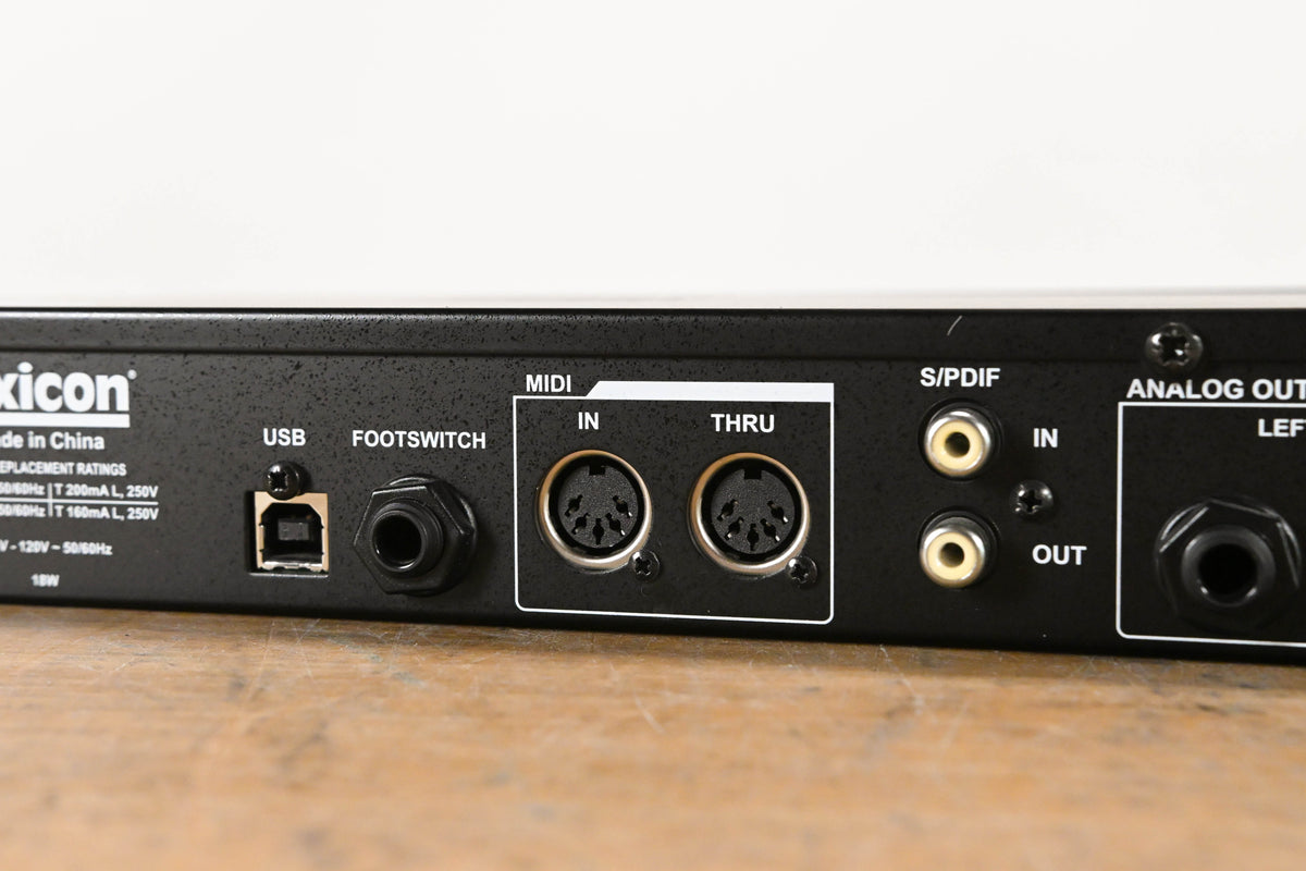 Lexicon MX300 Stereo Reverb Effects Processor