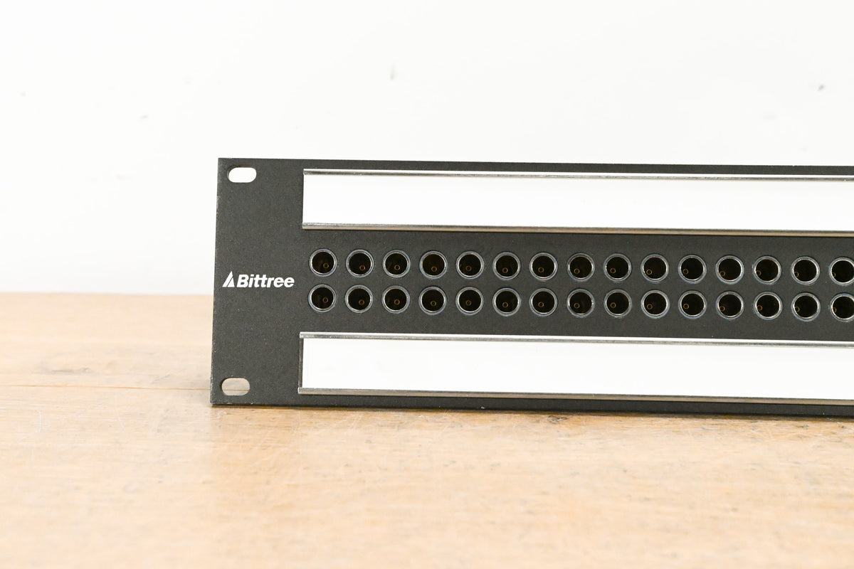 Bittree B64T-2MWTHD 2x32 2RU Mini-WECO Video Patchbay