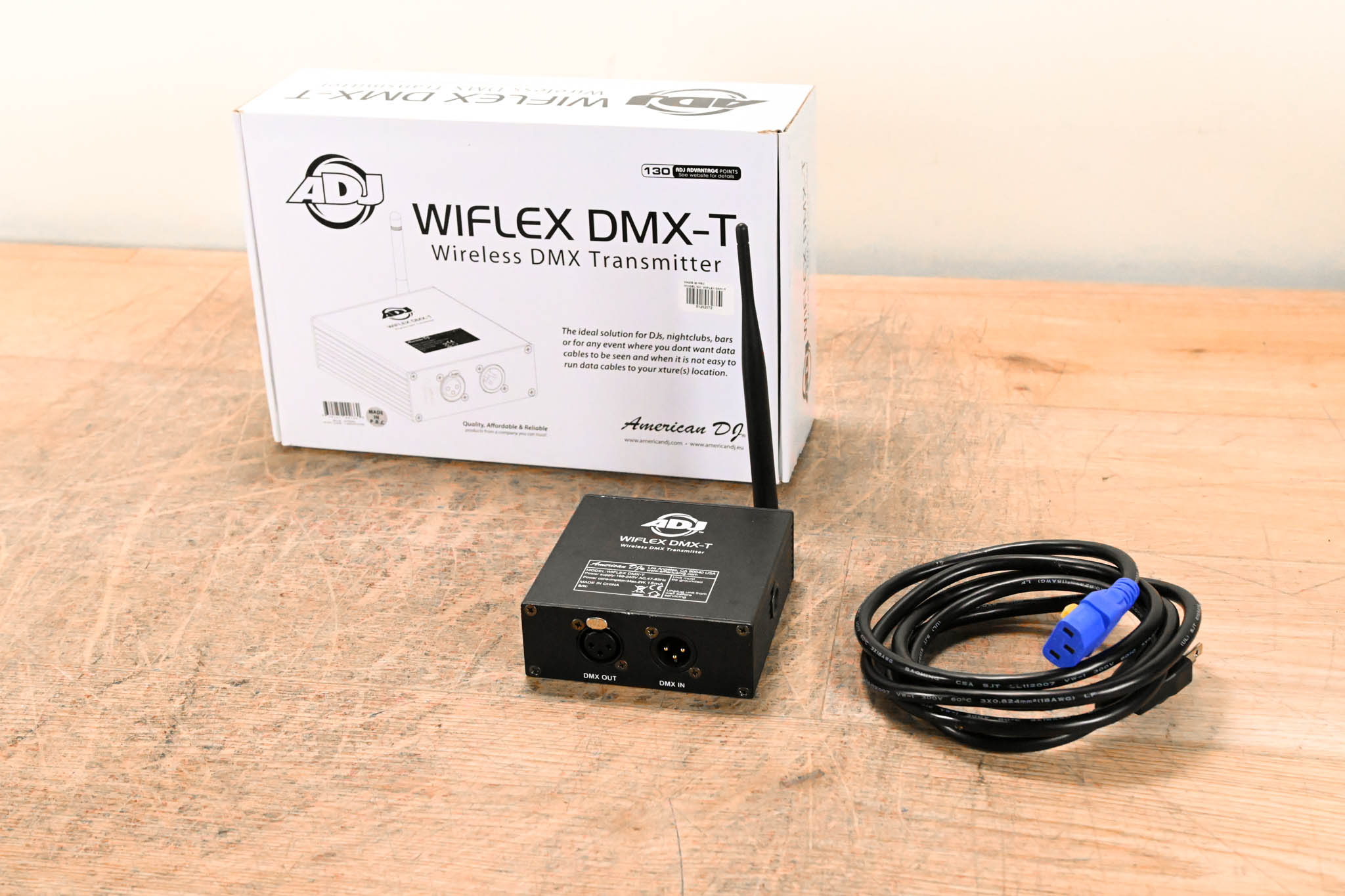 ADJ Wiflex DMX System Wireless DMX Transmitter/Receiver System