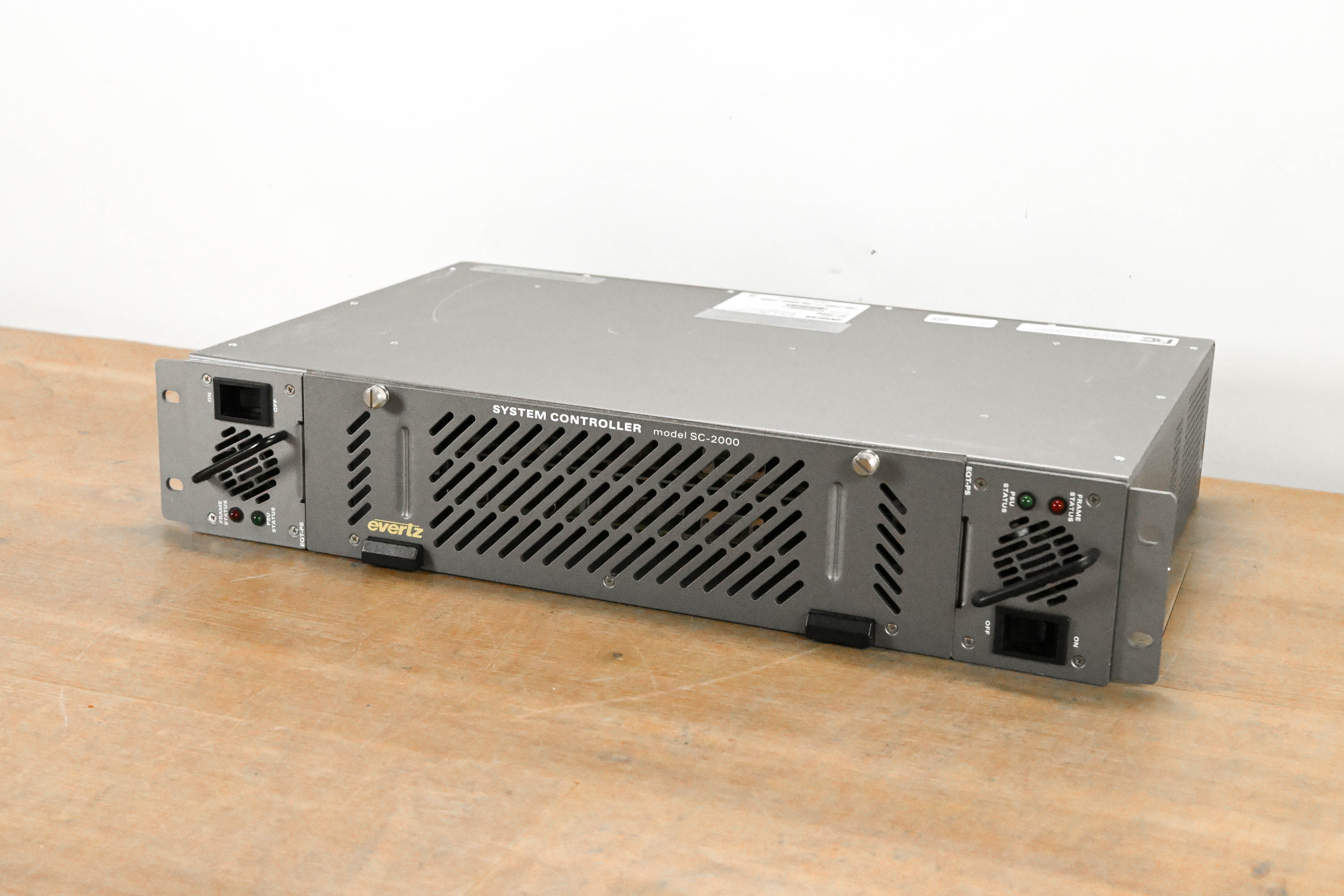 Evertz SC-2000 System Controller 2RU Rackmount Chassis w/ Cards
