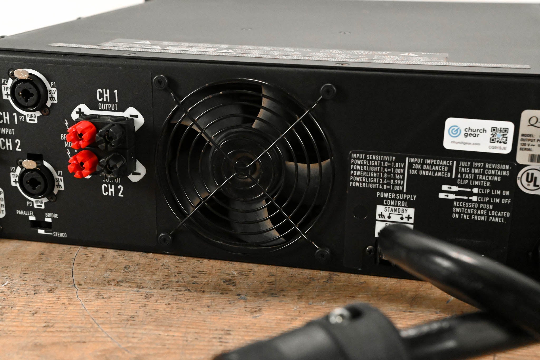 QSC PowerLight 4.0 2-Channel Power Amplifier