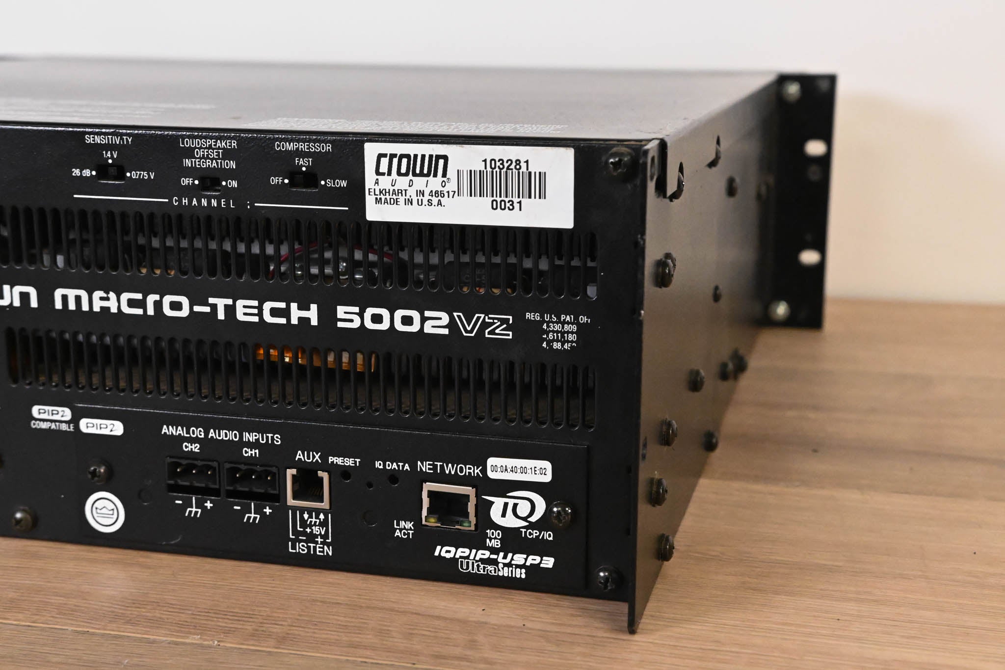 Crown Macro-Tech 5002VZ 2-Channel Power Amplifier