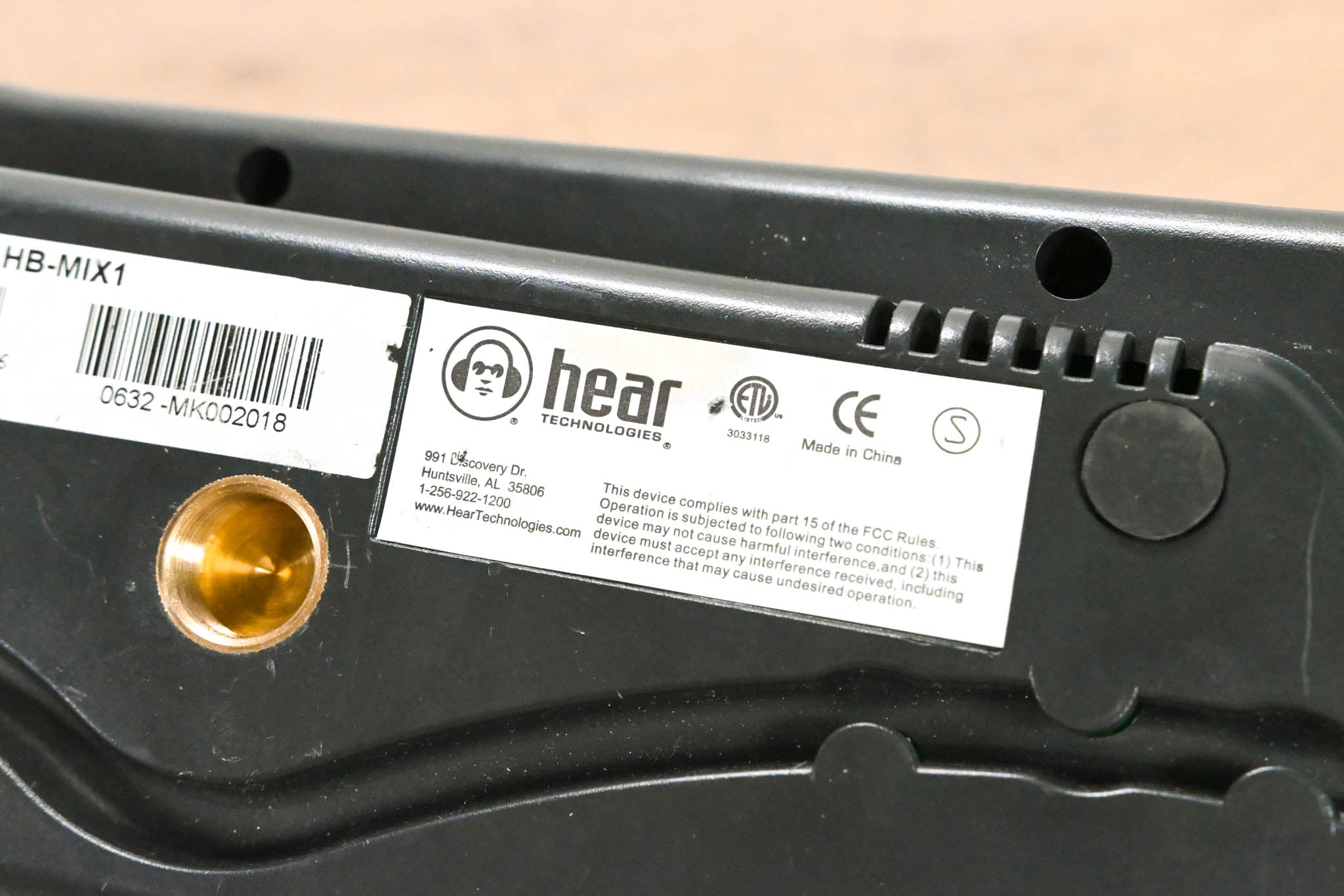 Hear Technologies HB-MIX1 Hear Back Personal Monitor Mixer