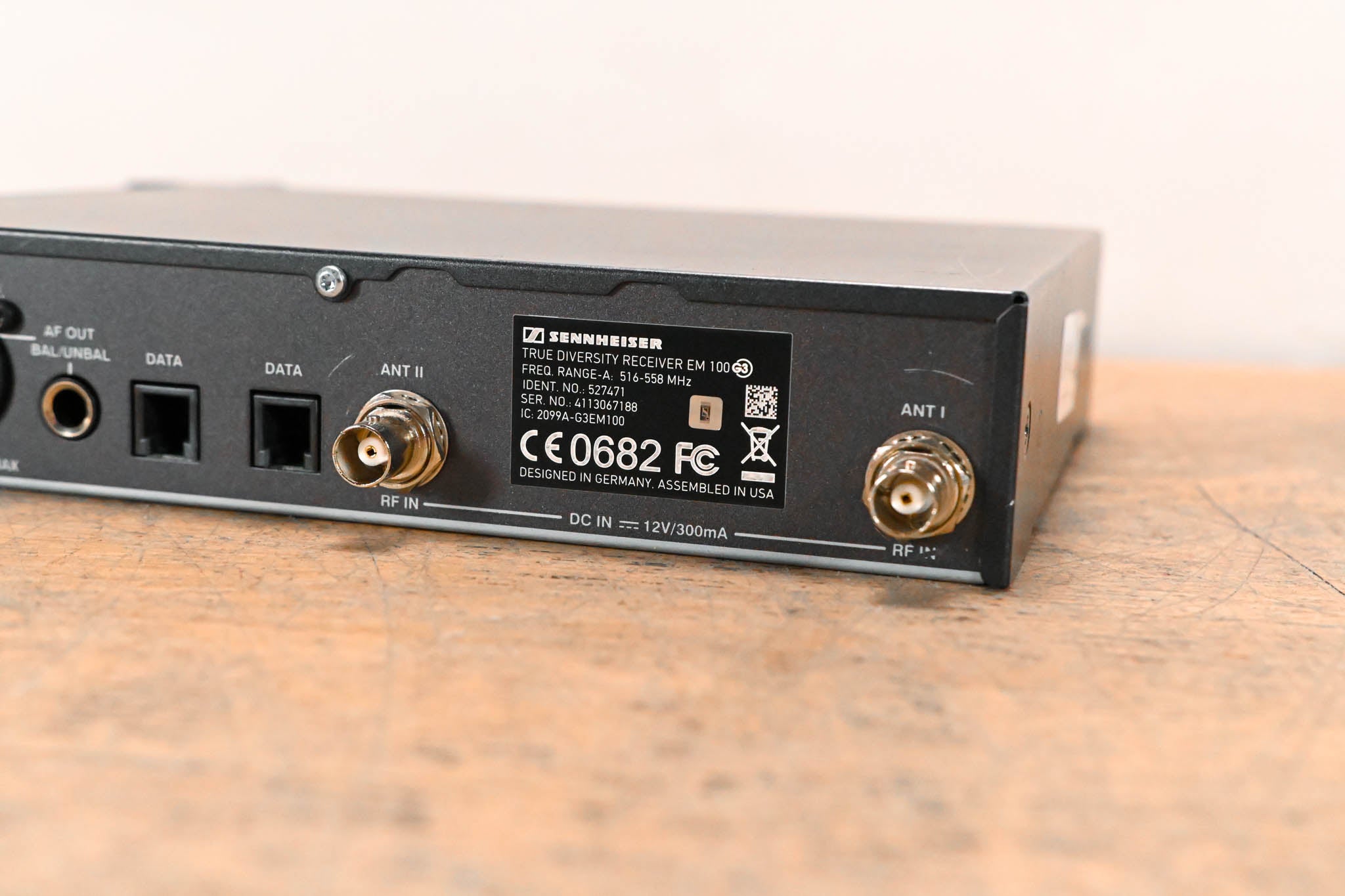 Sennheiser EM 100 G3 Wireless Receiver - 516-558 MHz (NO POWER SUPPLY)