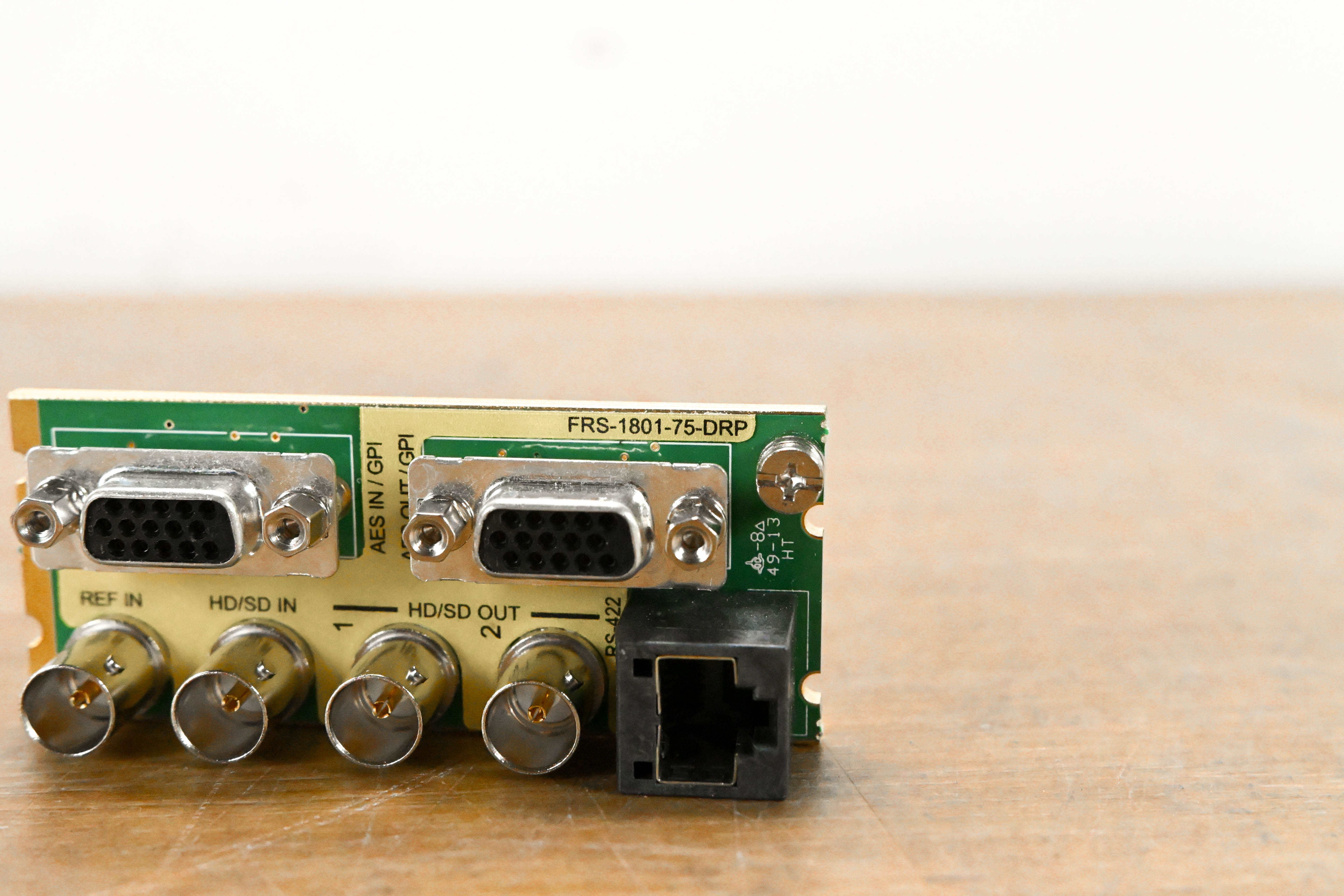 Miranda FRS-1801-75-DRP Rear I/O Module for Densité Frame