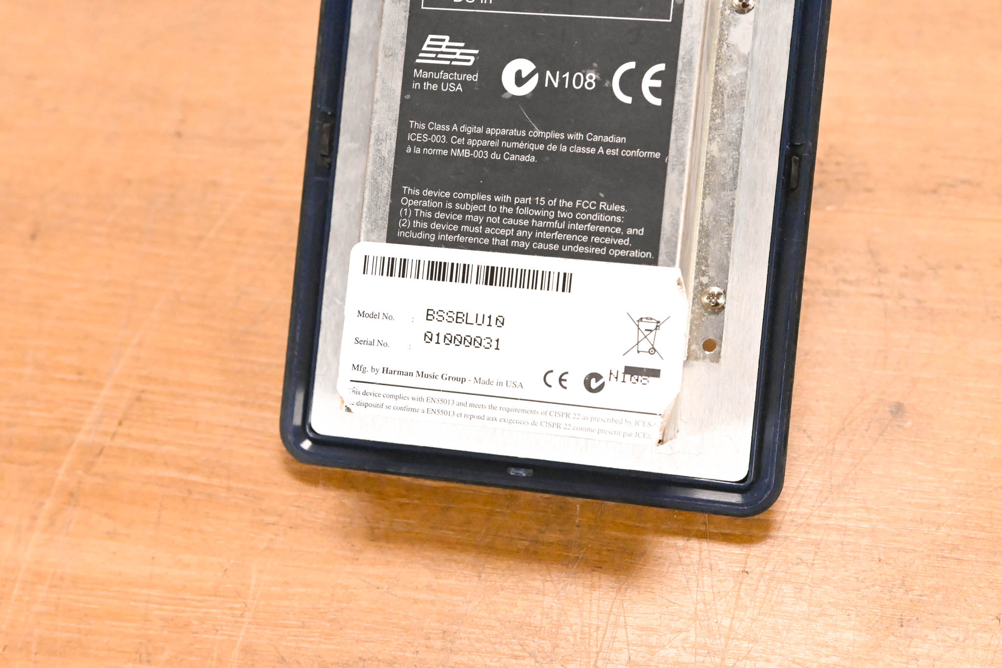 BSS BLU-10-BLU Touchscreen Programmable Controller (NO POWER SUPPLY)