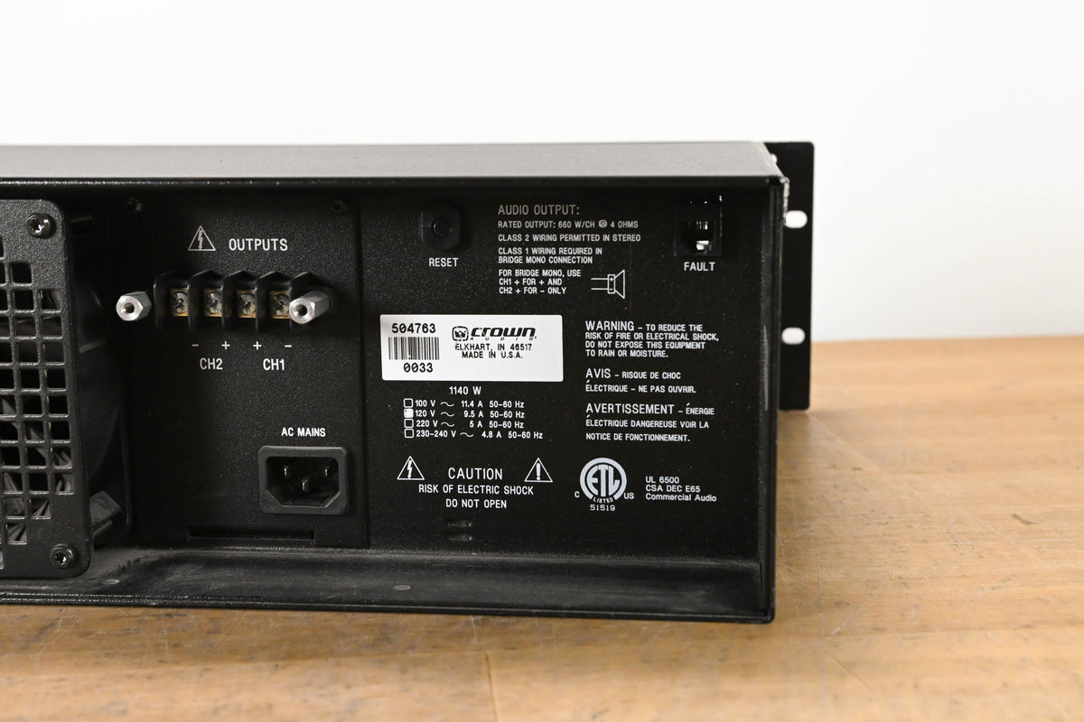 Crown CL2 Contractor Series 2-Channel Power Amplifier