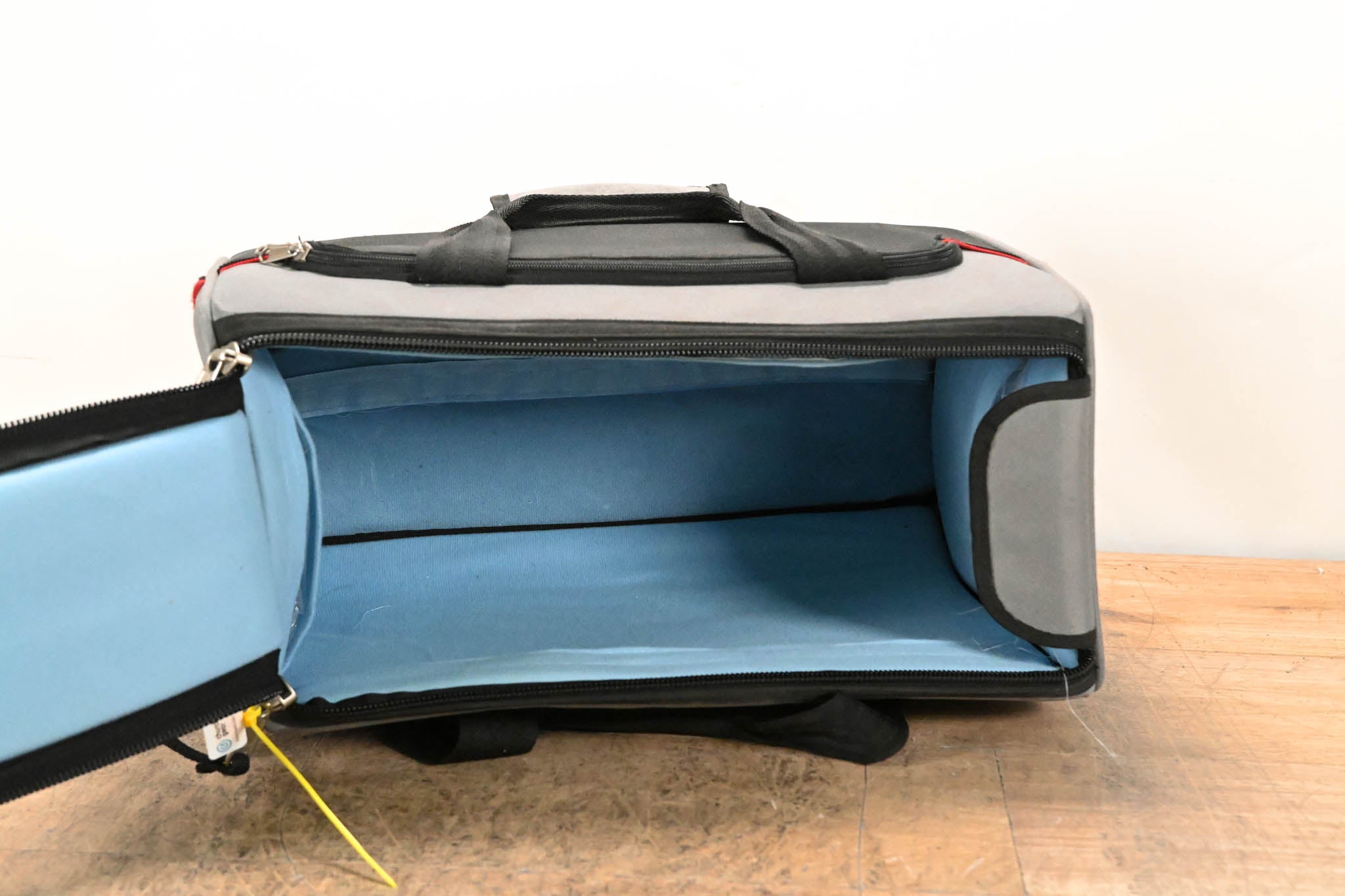 Impact Camera Bag Gray/Black with Red Trim (15" × 7" × 10")