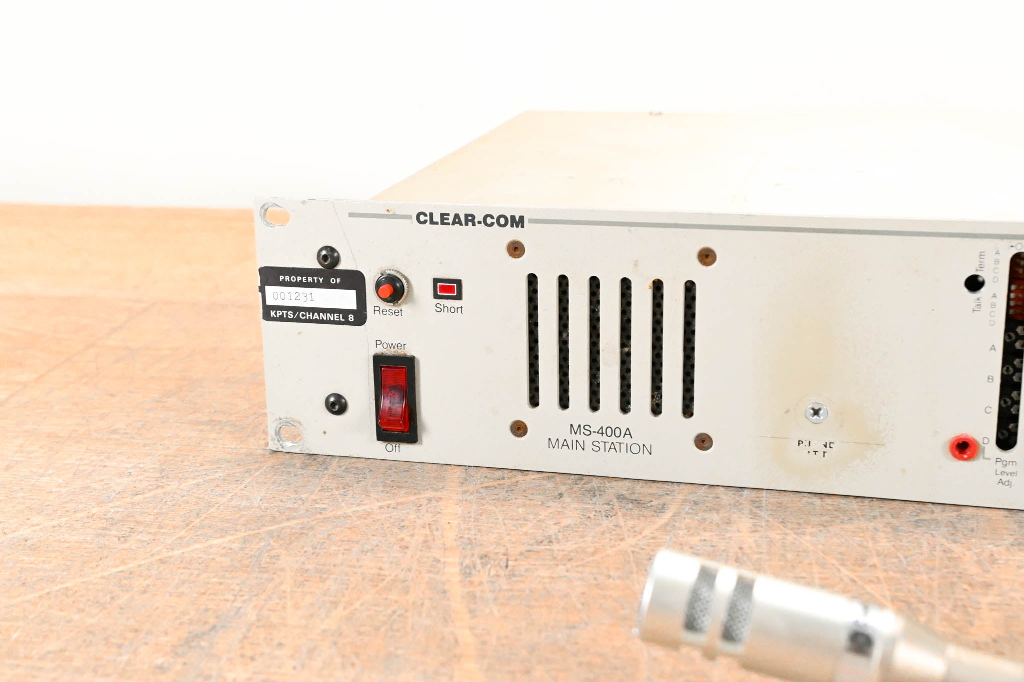 Clear-Com MS-400A 4-Channel Intercom Main Station