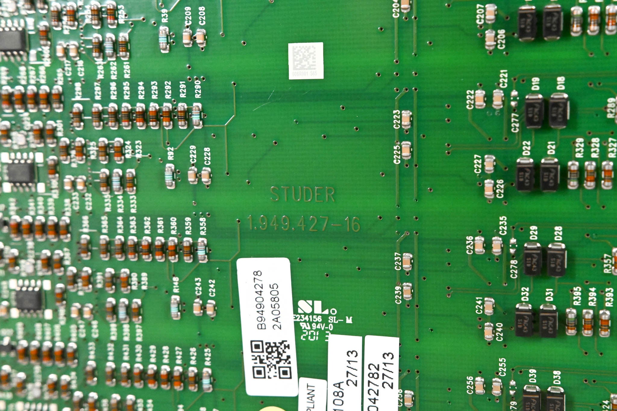 Studer Mic/Line In Card for D21m Modular I/O System