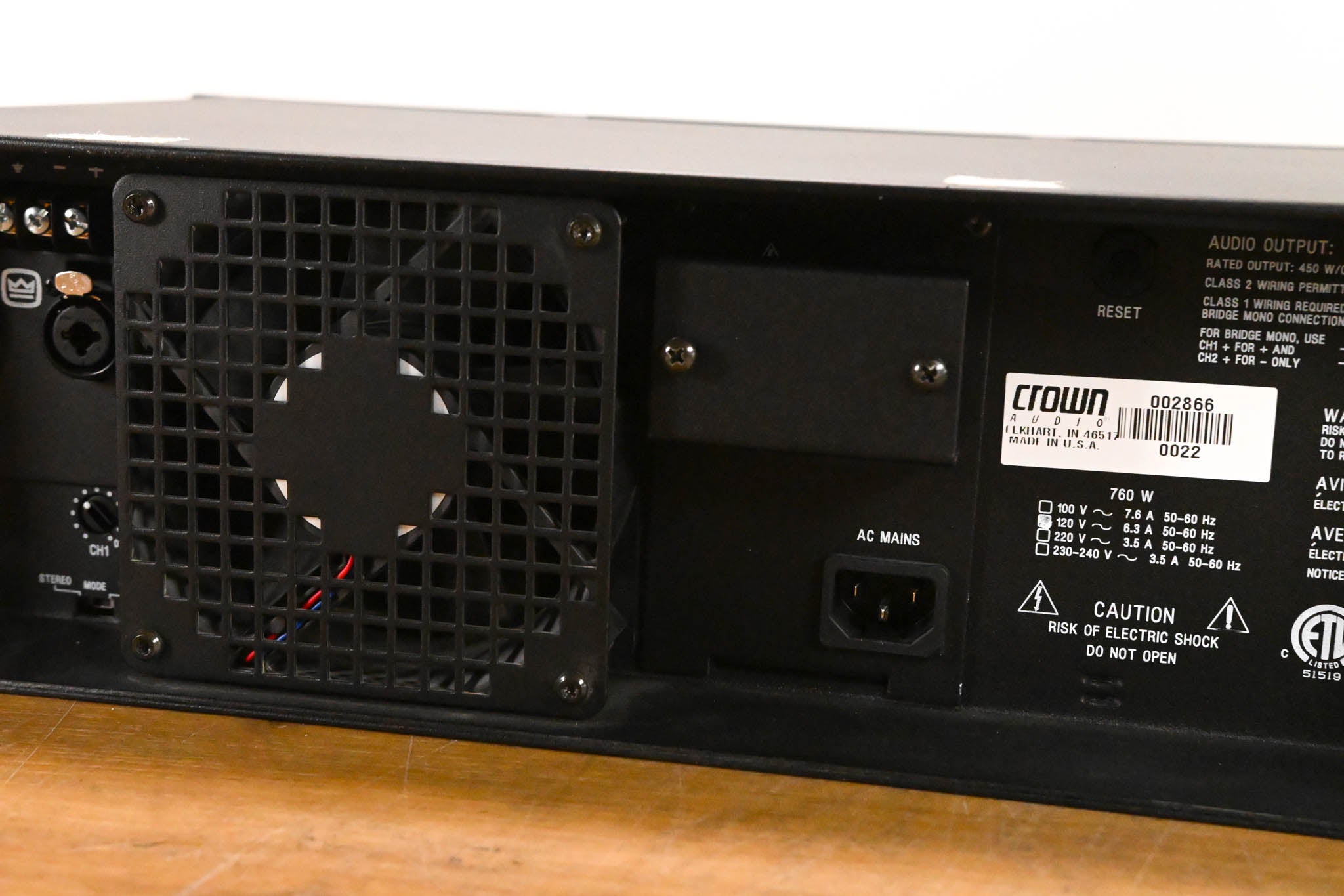 Crown CL1 2-Channel Power Amplifier