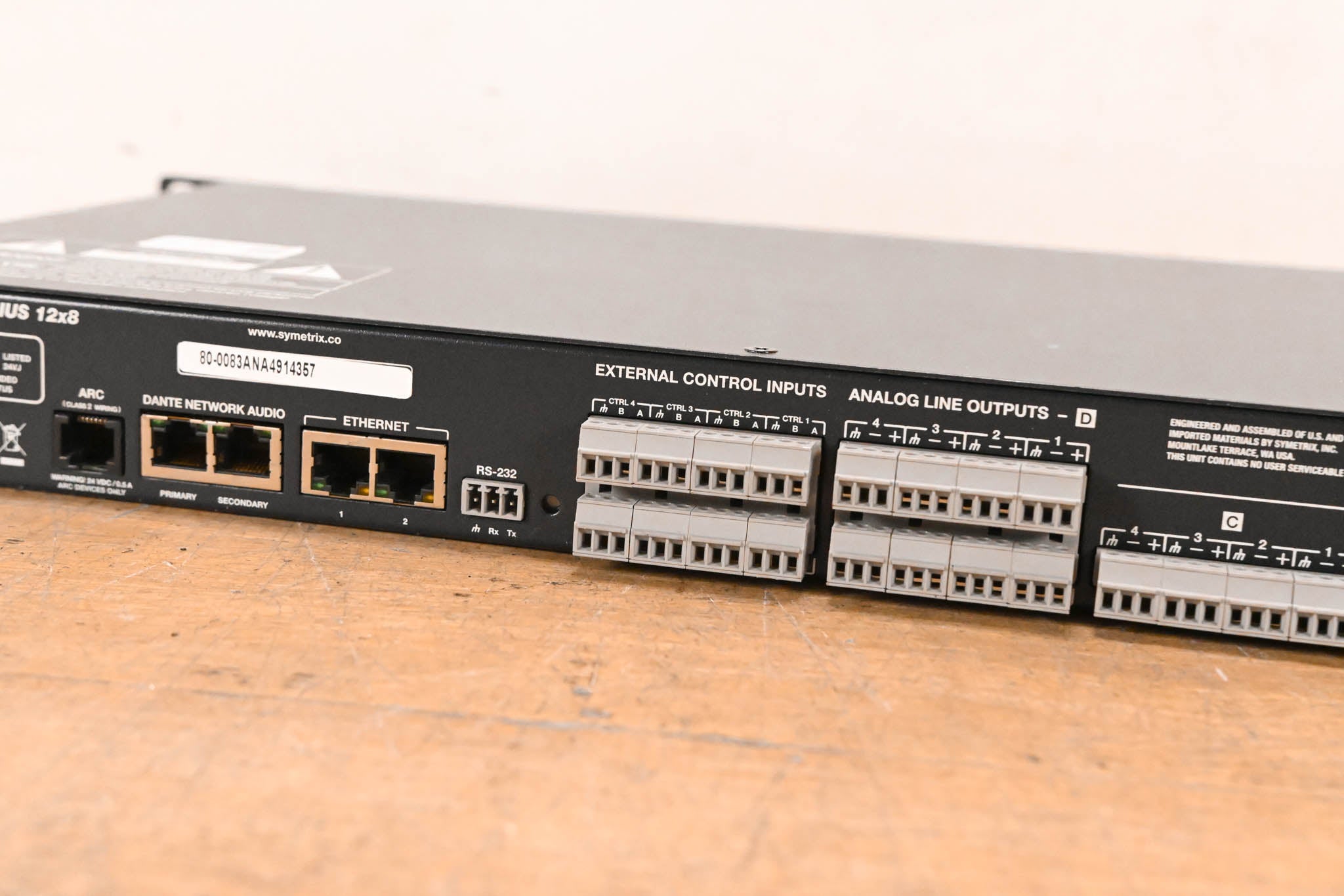 Symetrix SymNet Radius 12x8 EX Digital Signal Processor